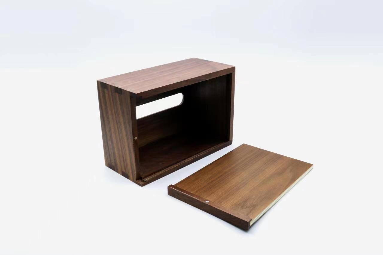 Black walnut，Desktop storage，