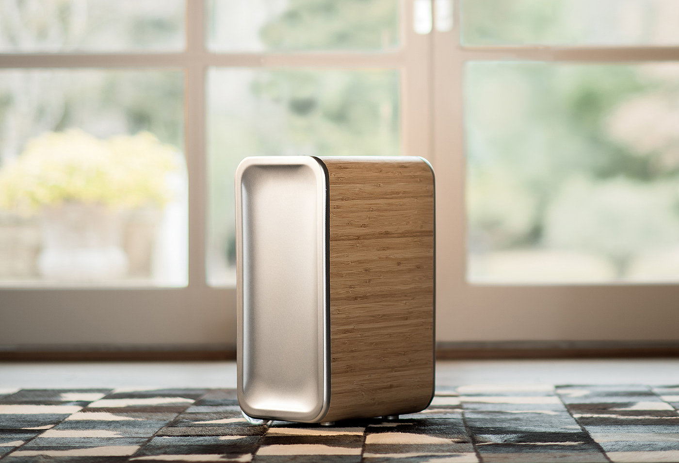 aluminium，suitcase，bamboo，fashion，Minimalism，