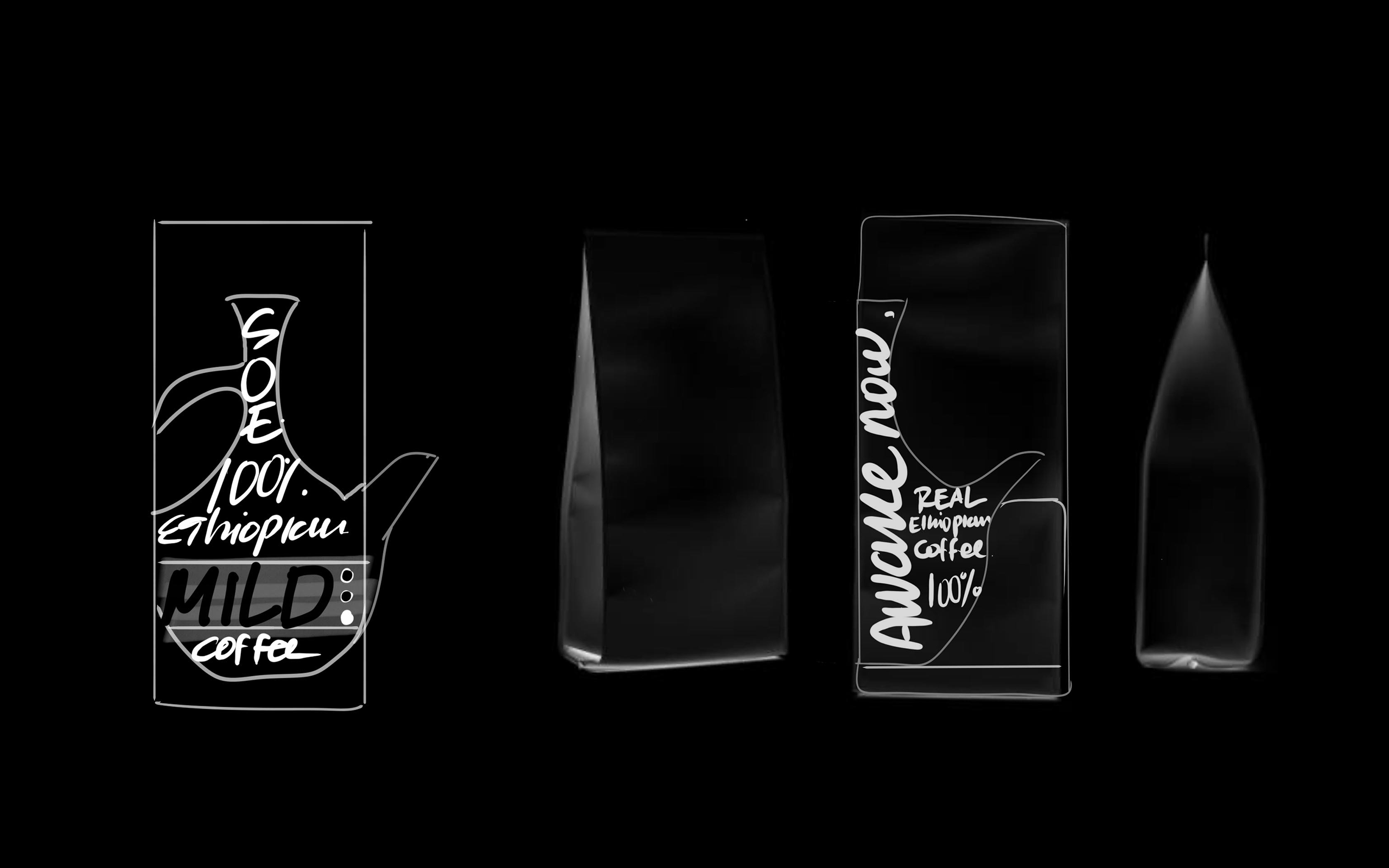 Coffee Packaging Design，Bag Design，Coffee Bag，Drinks，Africa's own businesses，Food packaging，