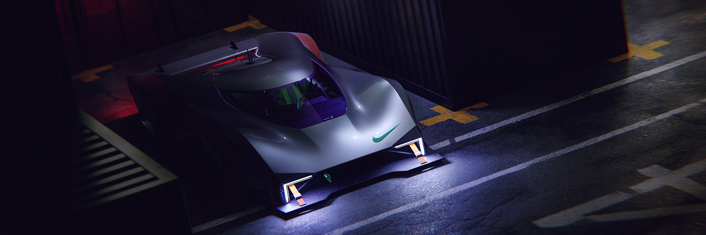 Super run，Sports car，Nike，