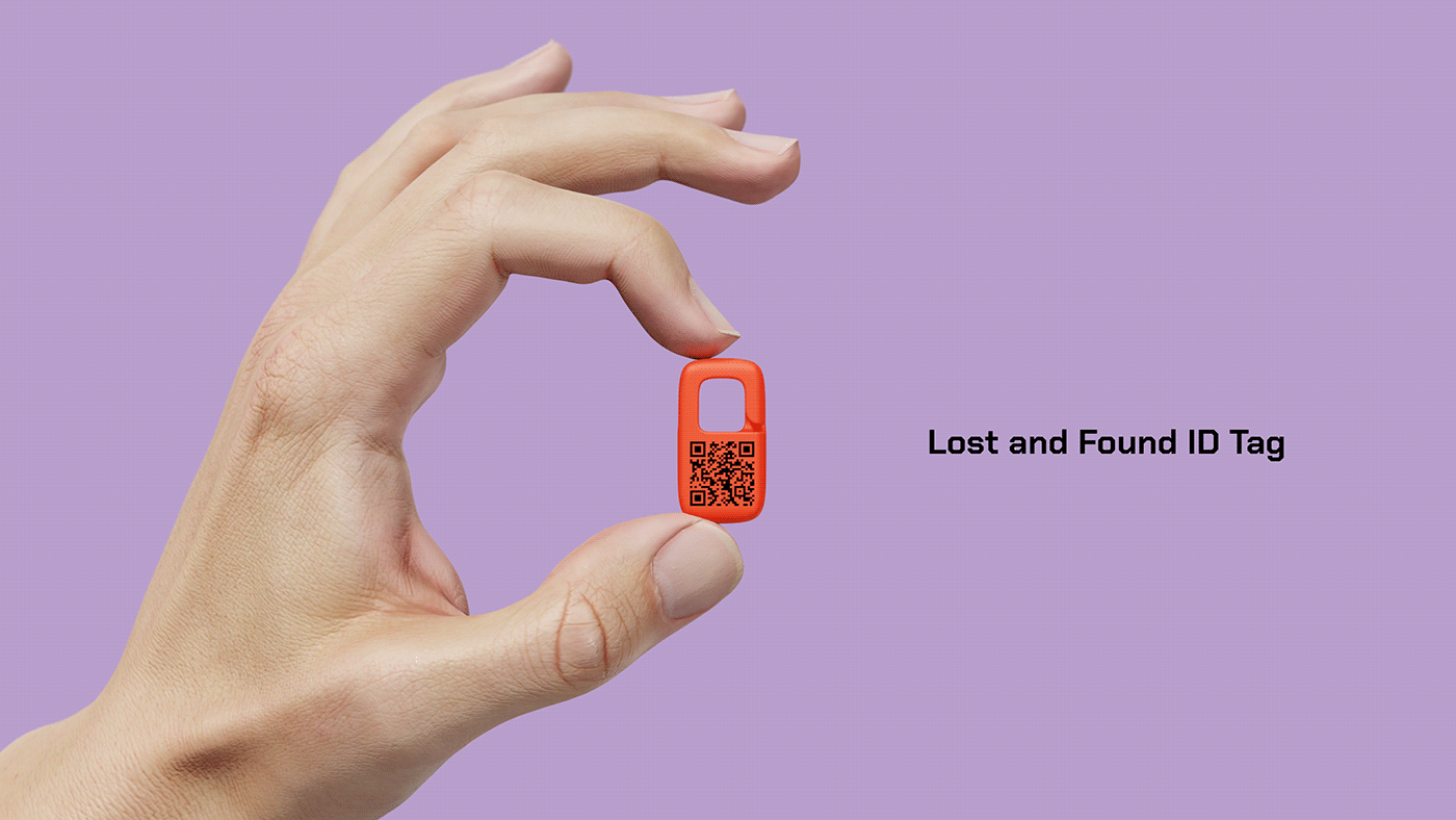 Key buckle，location，QR code，