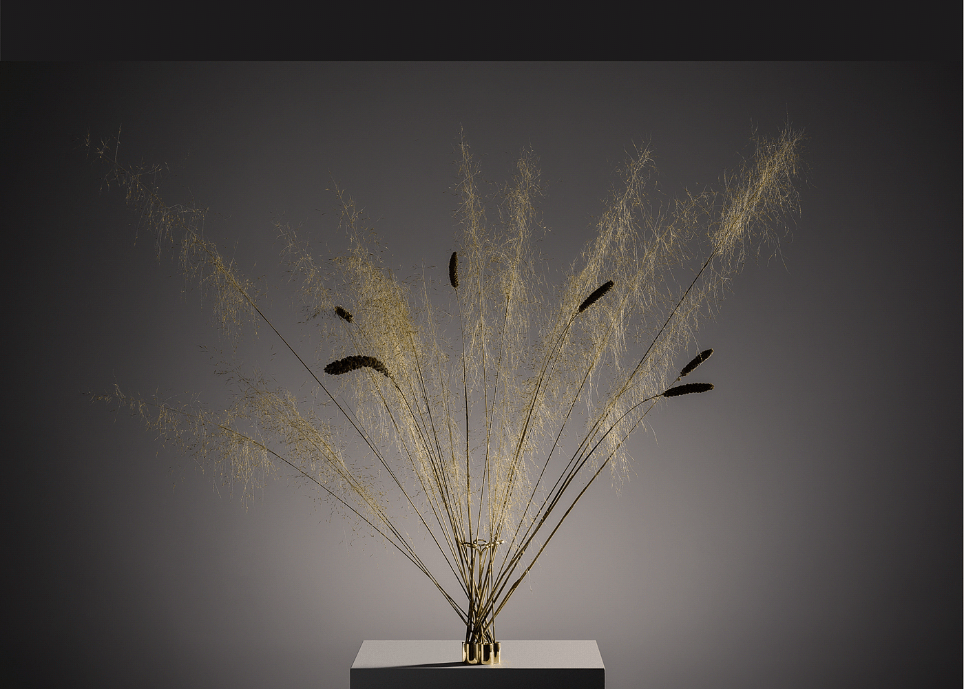 vase，furniture，flower，Metal，