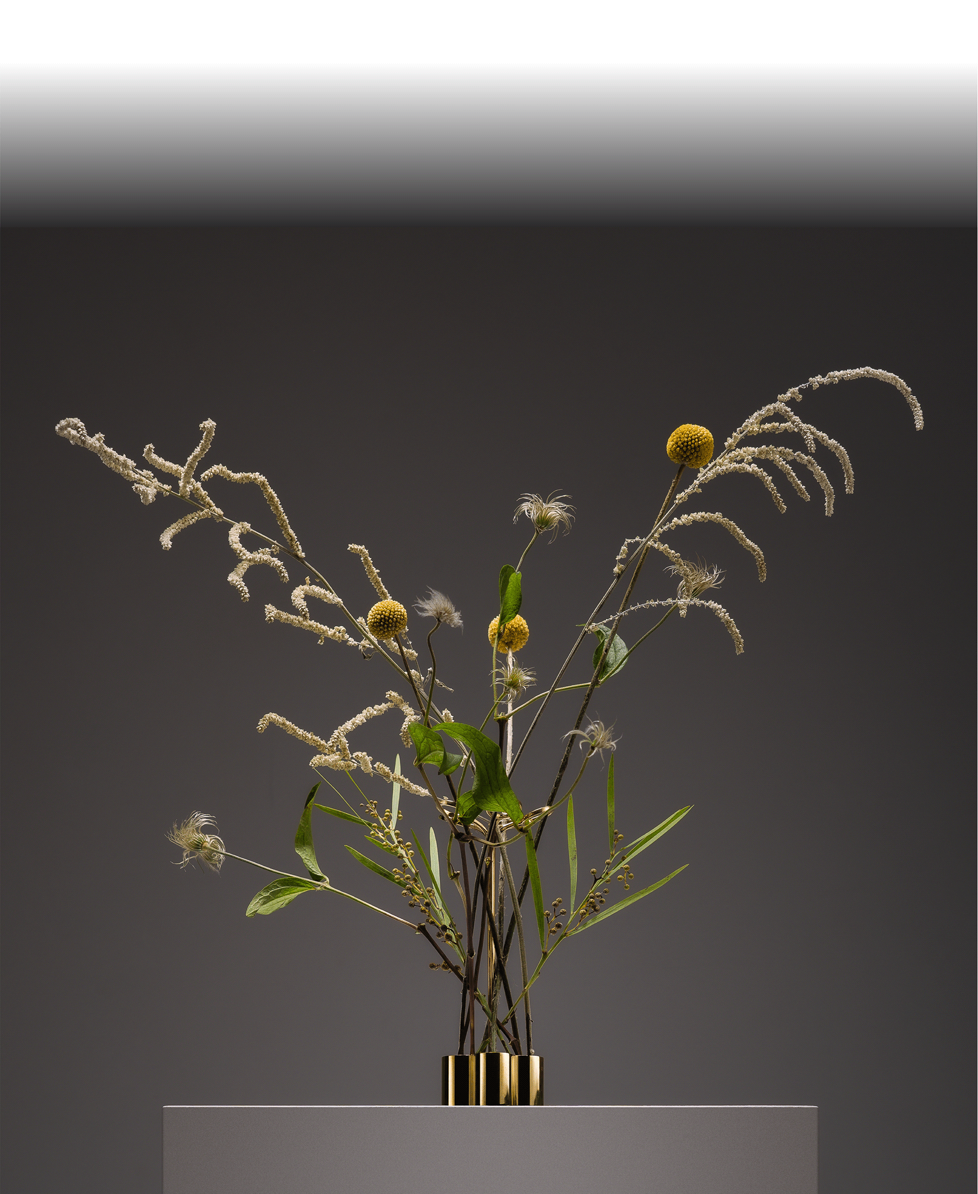 vase，furniture，flower，Metal，