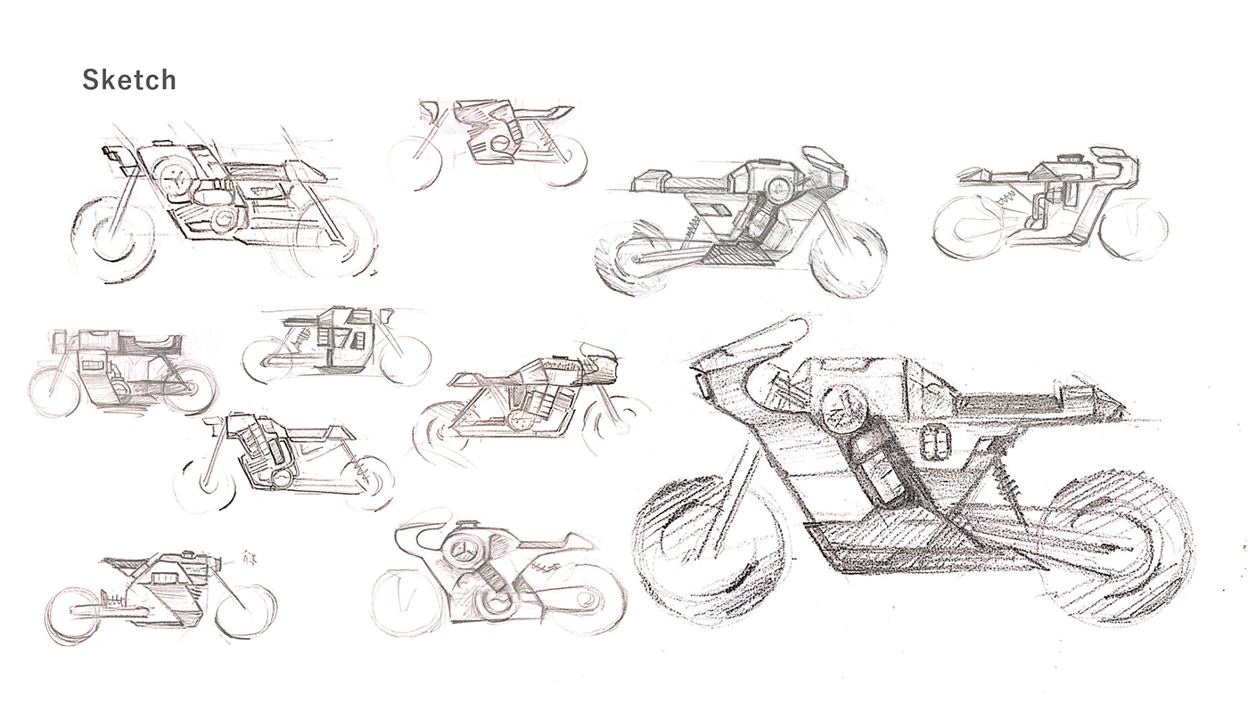 motorcycle，Concept Car，petrol car，