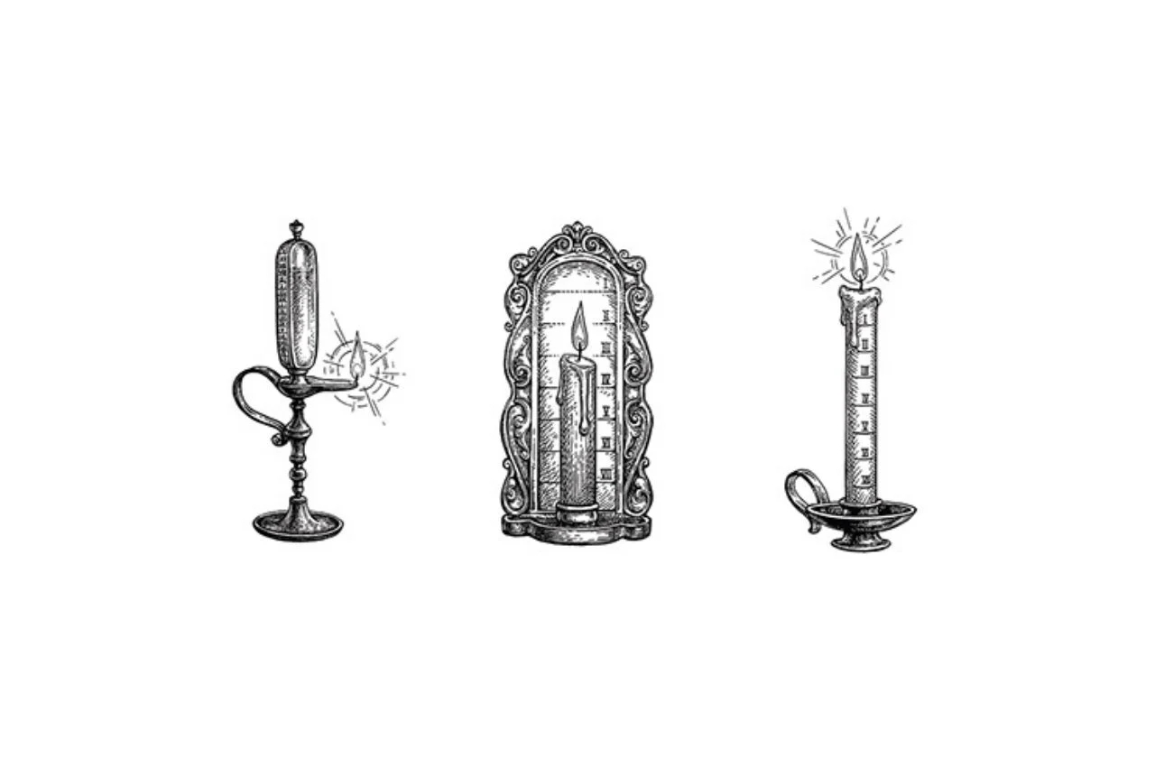 lamp，candle，timer，