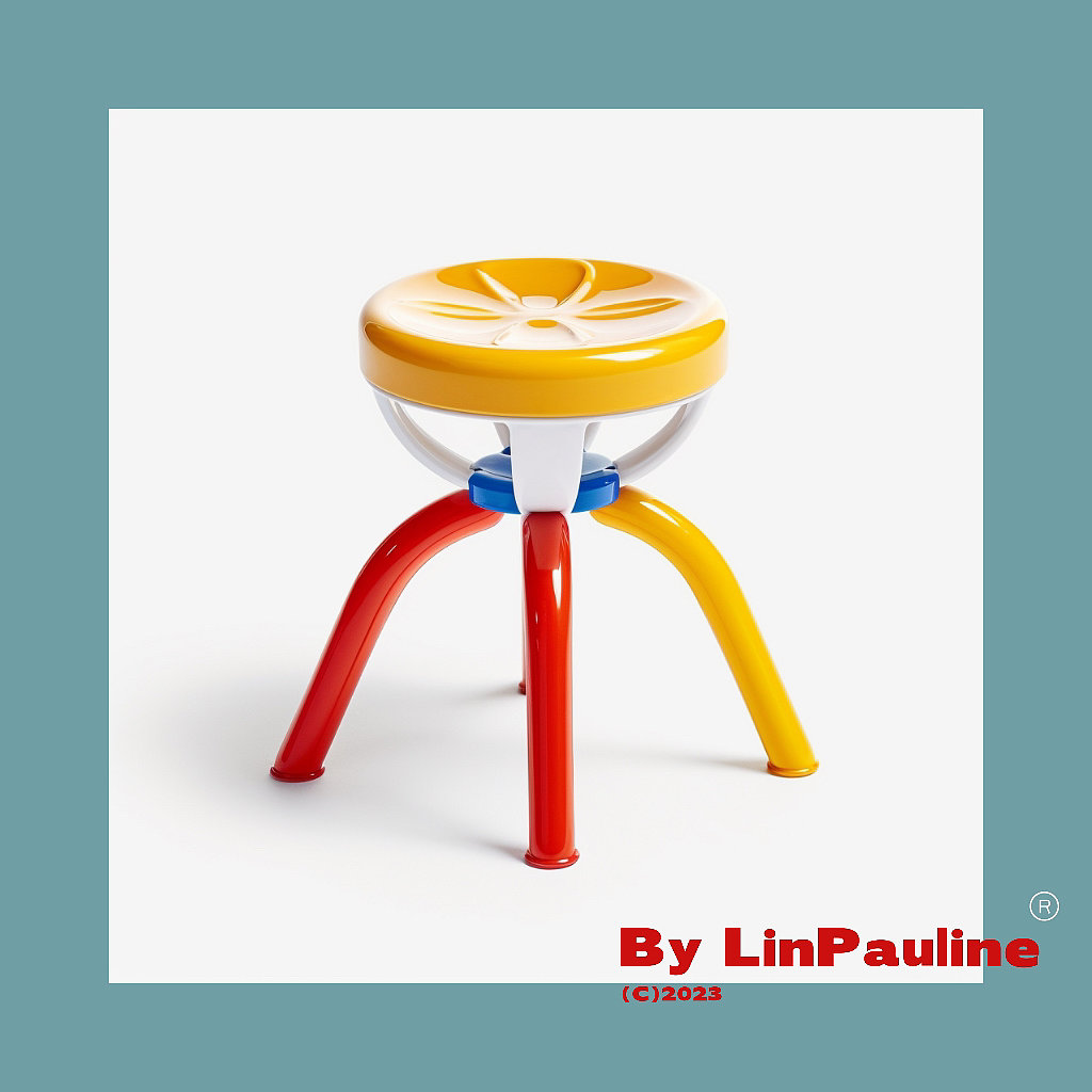 stool，furniture design ，Plastic，colour，