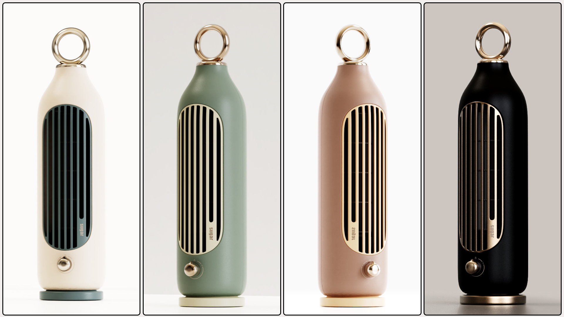 product design，desktop，Fan，Tower fan，