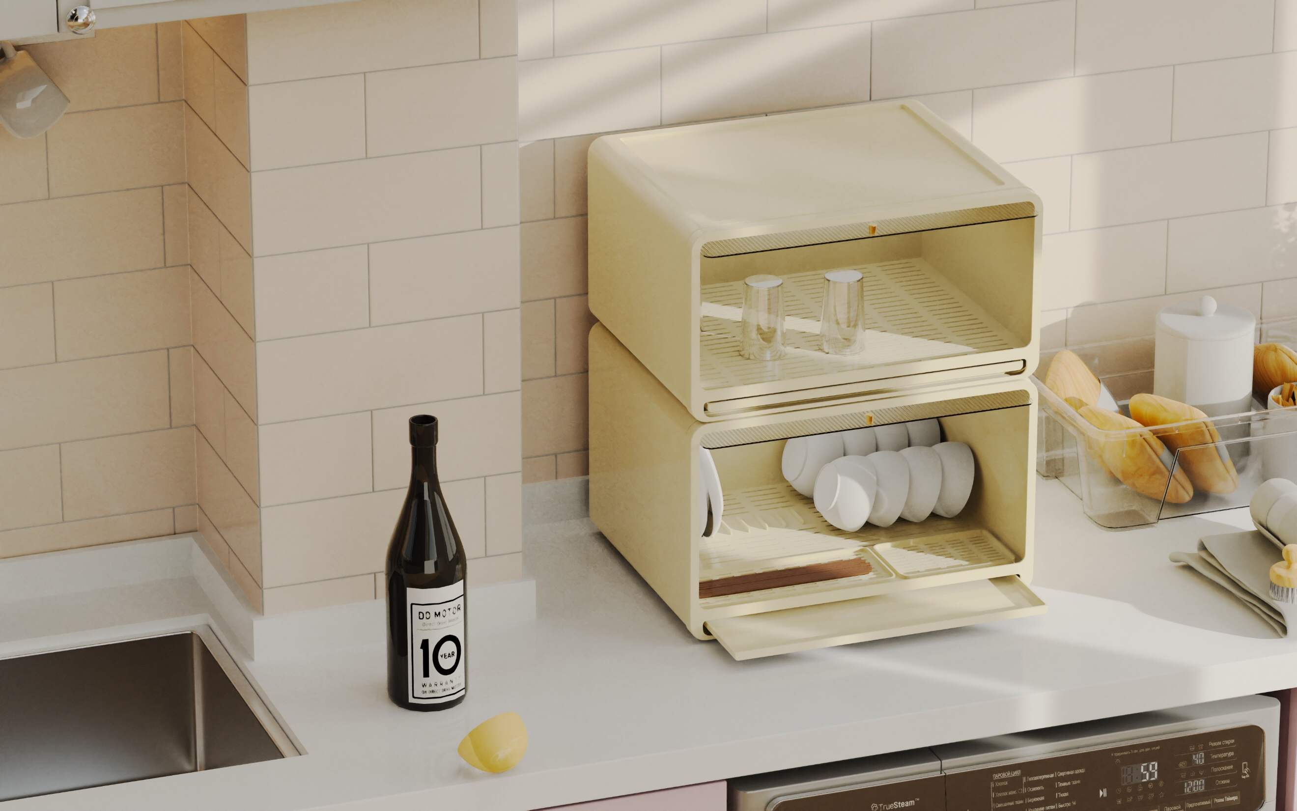 Bowl and chopsticks storage box，cupboard，Draining Cupboard，Bowl and chopsticks storage，Bowl and chopsticks storage box，Double Cupboard，