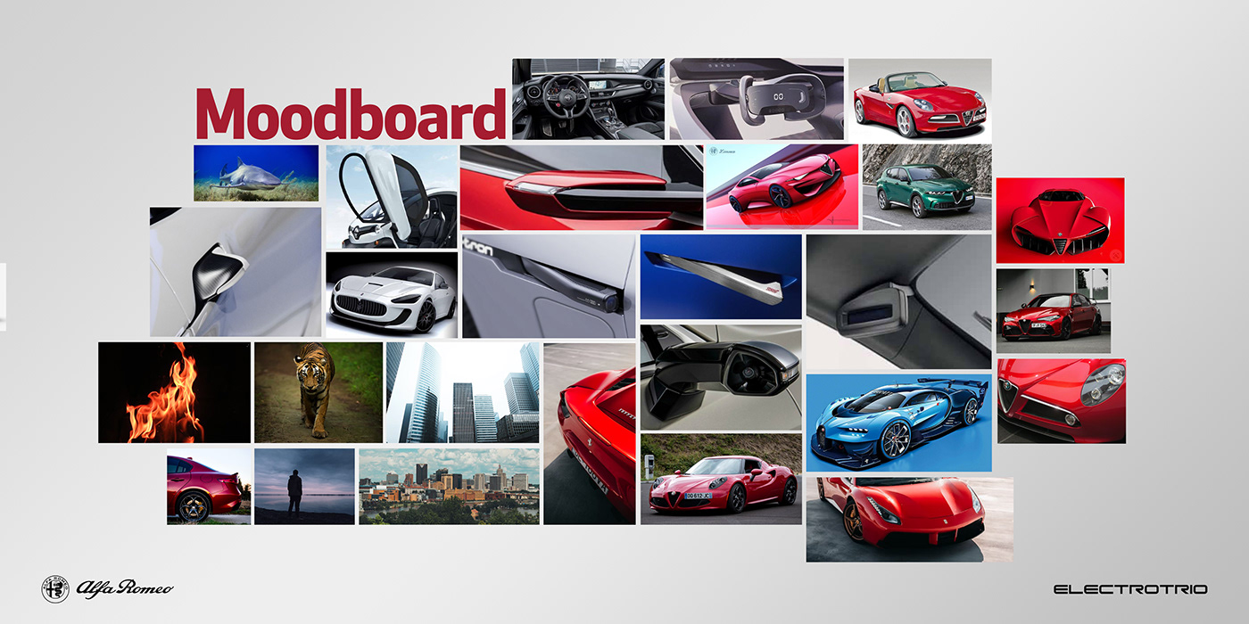 Alpha Romeo，automobile，Tricycle，product design，Automobile design，