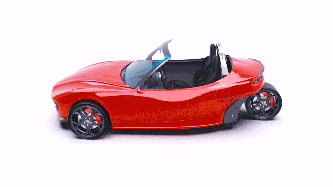 Alfa Romeo，汽车，三轮车，产品设计，汽车设计，