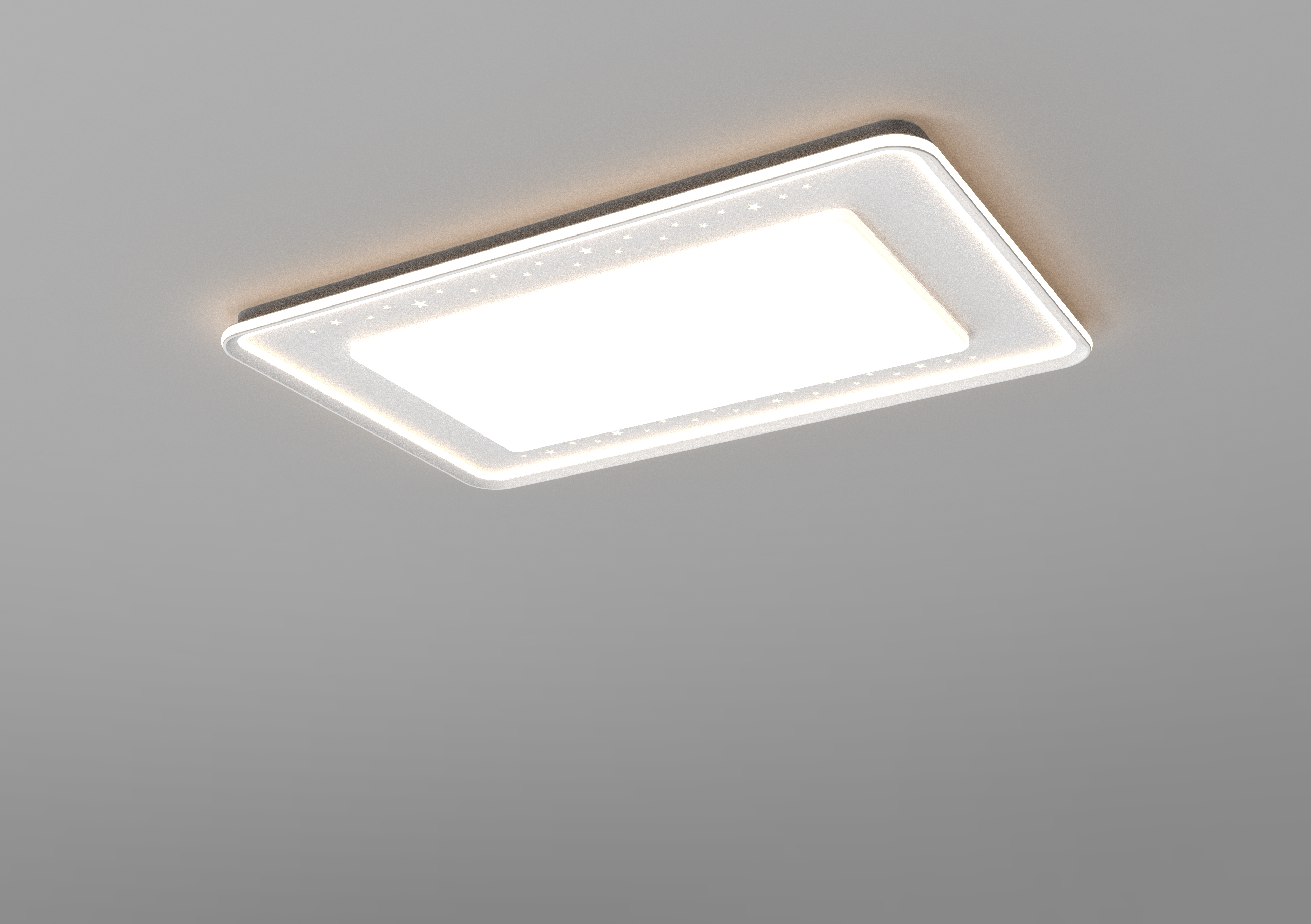 Simple cream wind ceiling lamp，