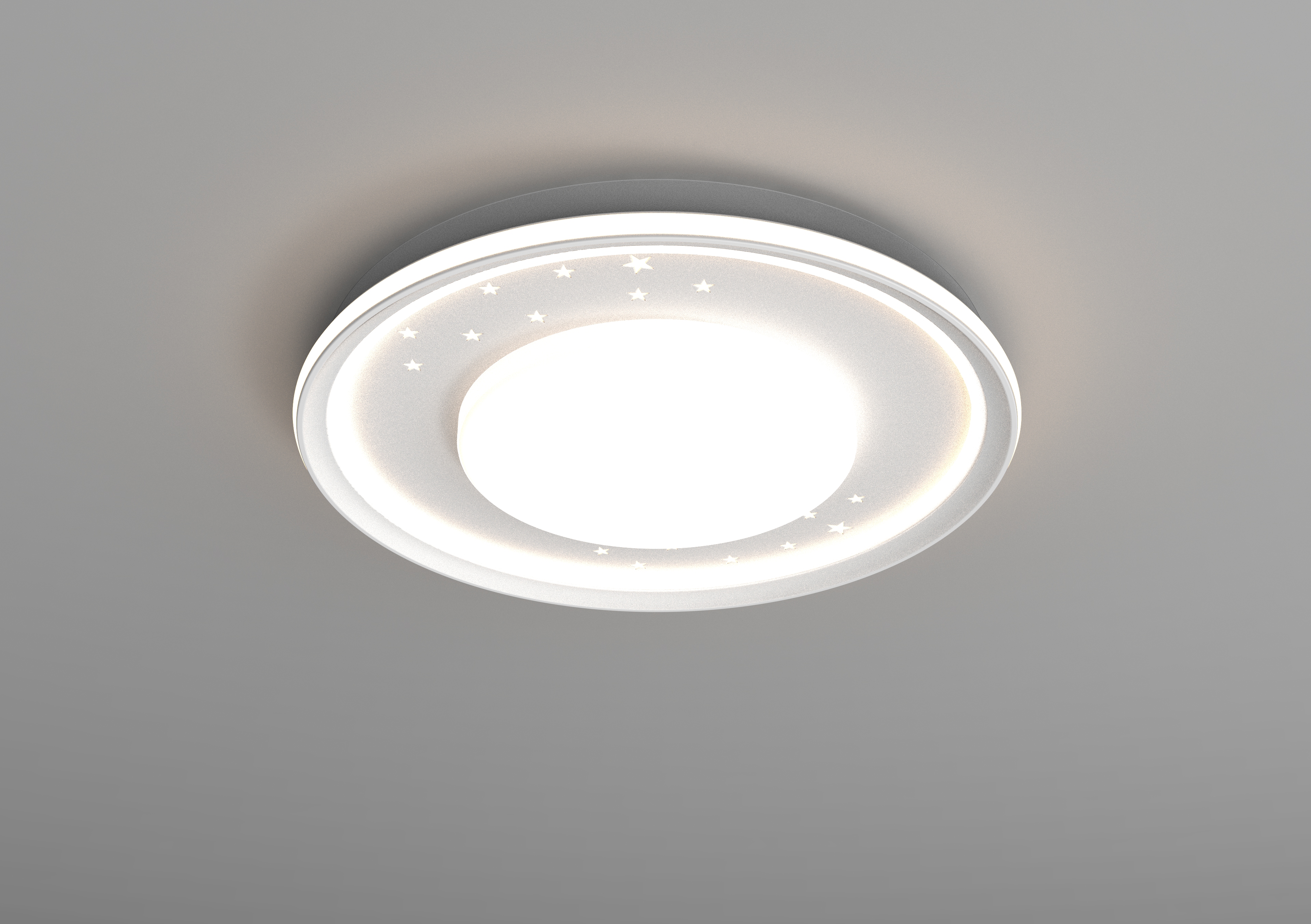 Simple cream wind ceiling lamp，