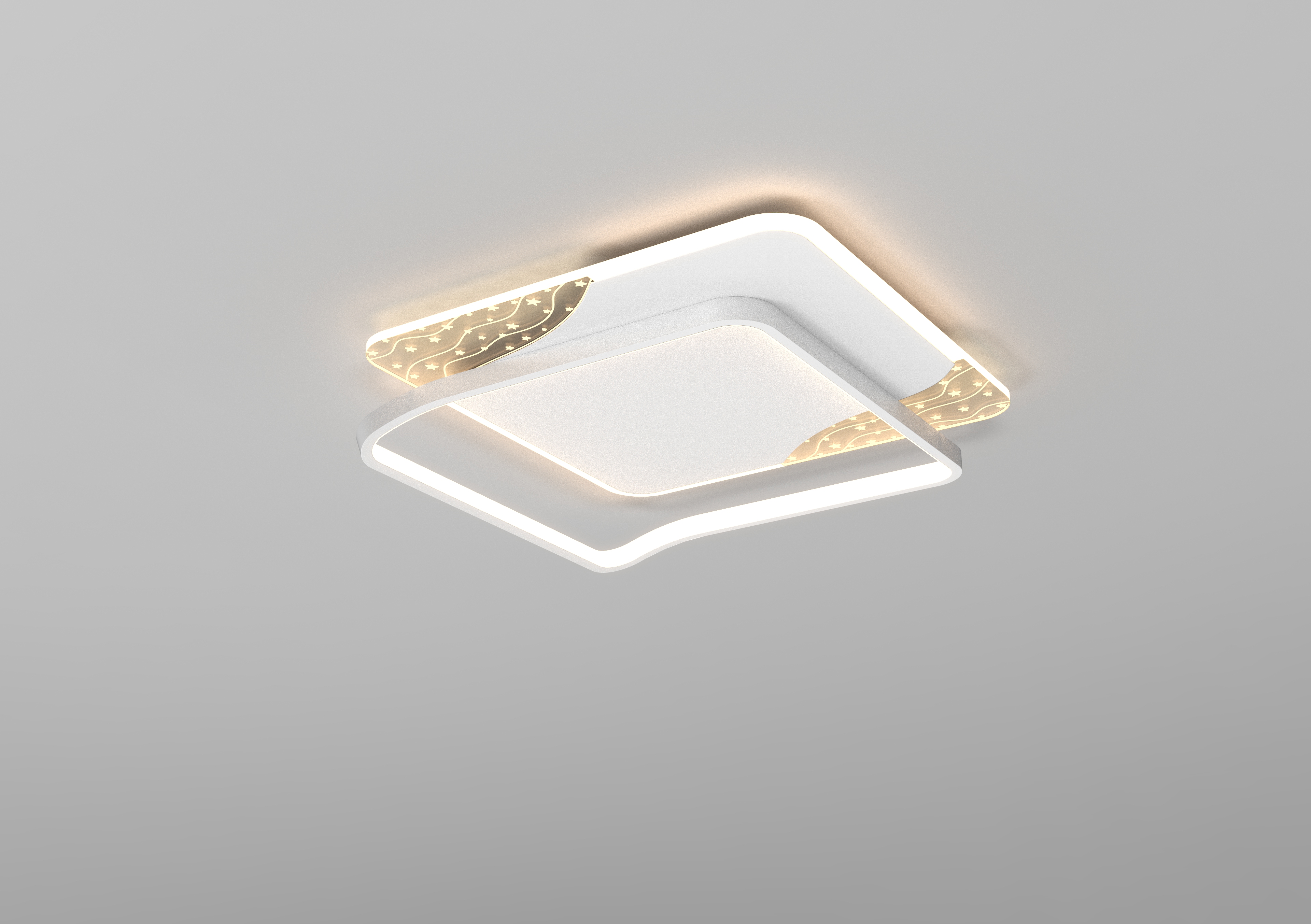 It is a lamp that is painted and played.，