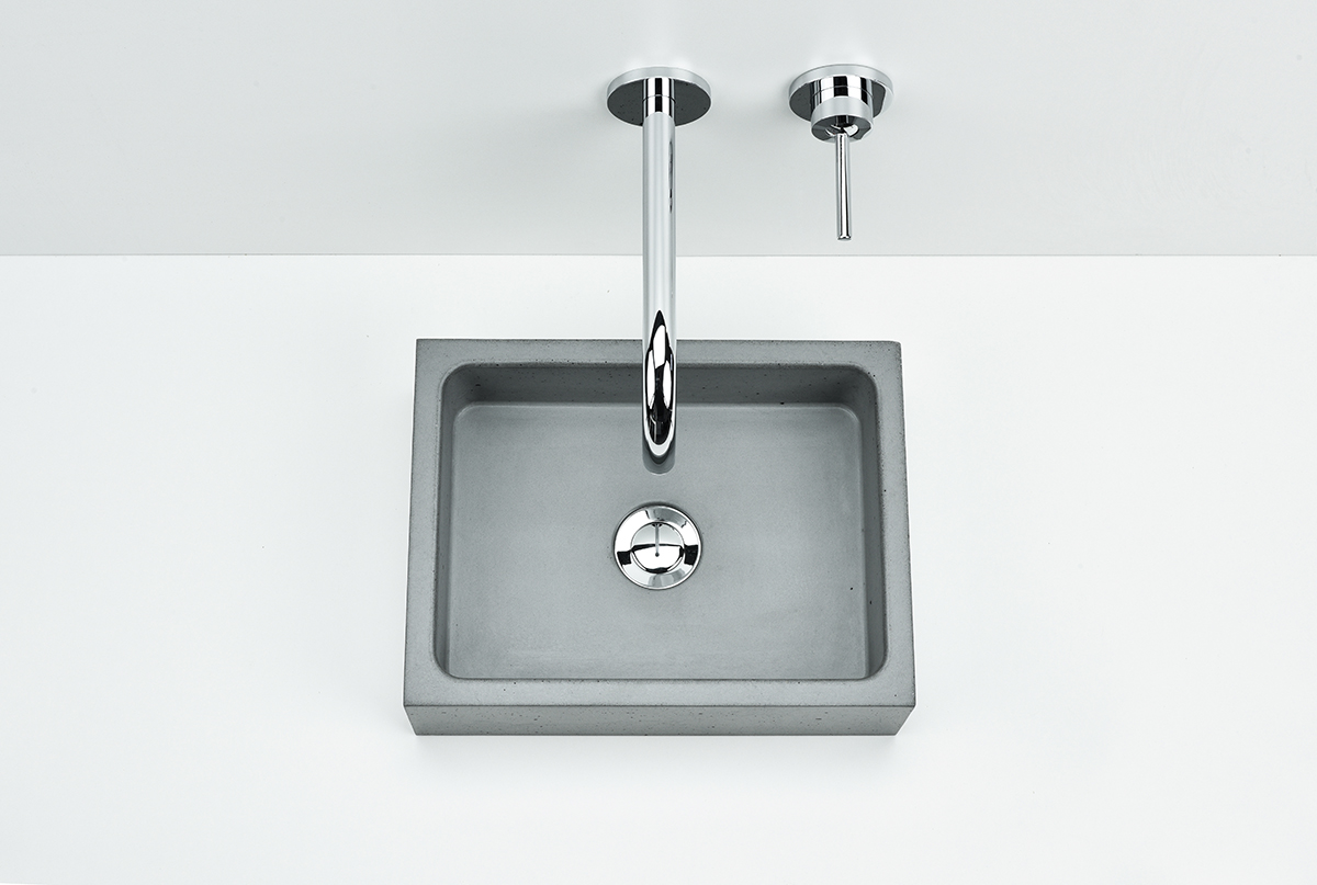 Wash basin，concrete，wood，