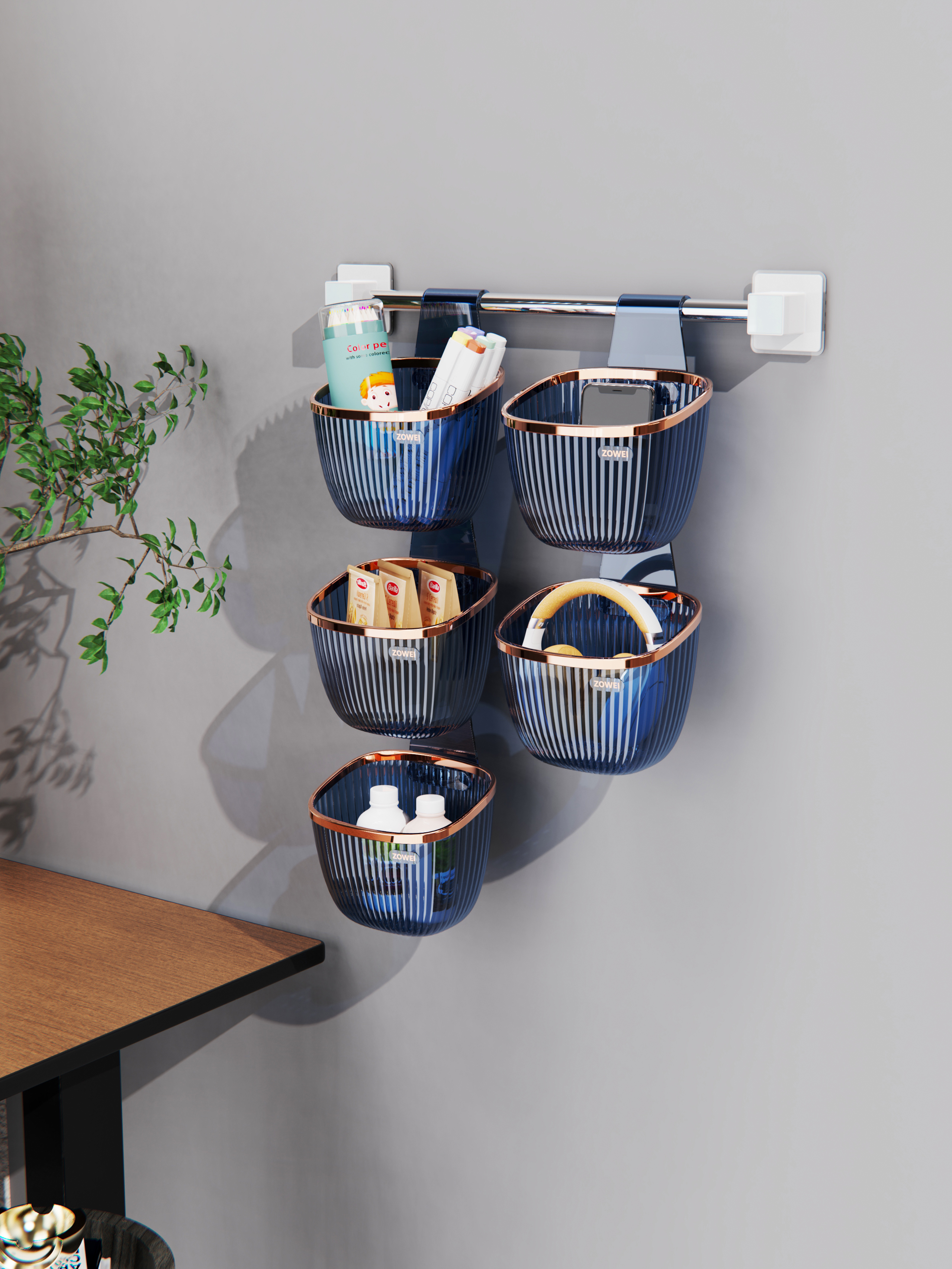 Hanging basket design rendering，