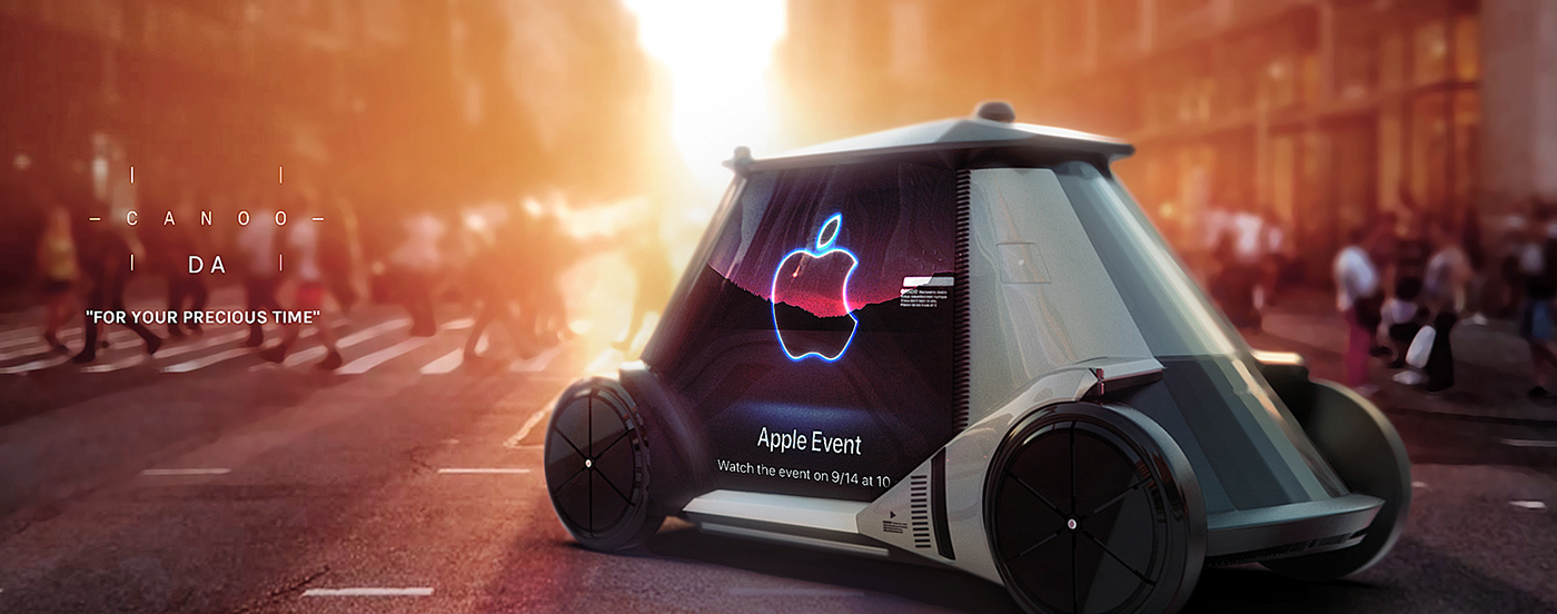 Advertisement Car，CANOO : DA，Advertising car，Automobile design，