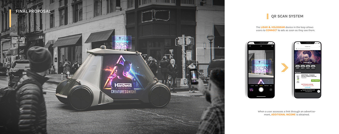 Advertisement Car，CANOO : DA，Advertising car，Automobile design，