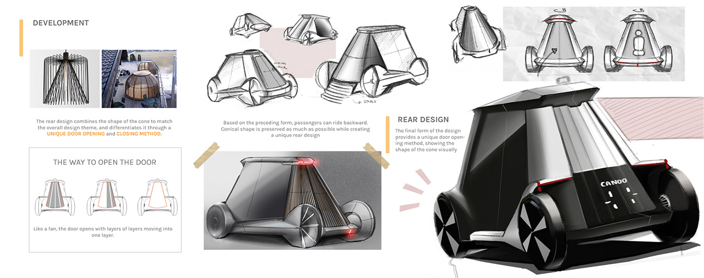 Advertisement Car，CANOO : DA，Advertising car，Automobile design，