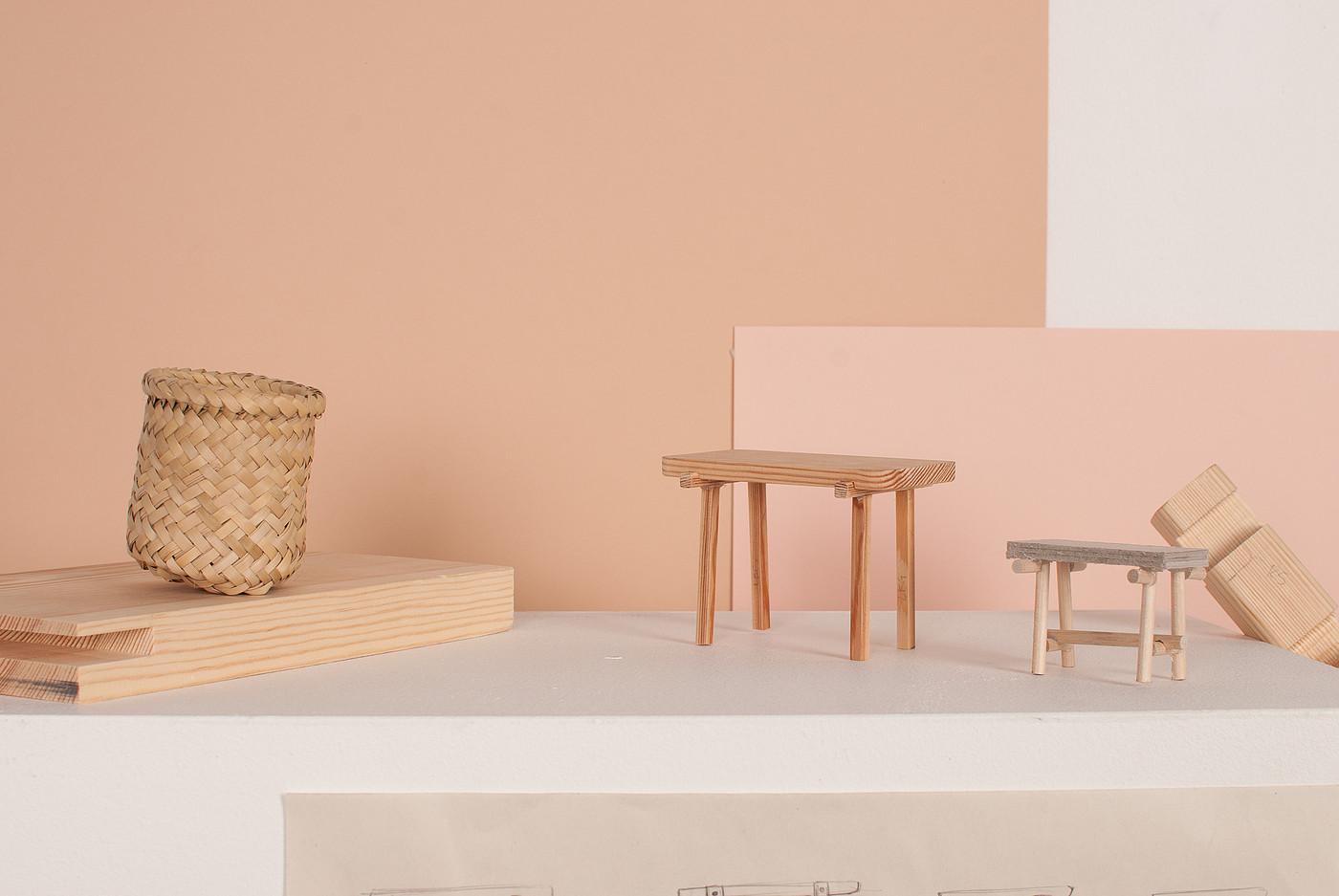 pine stool，chair，product design，