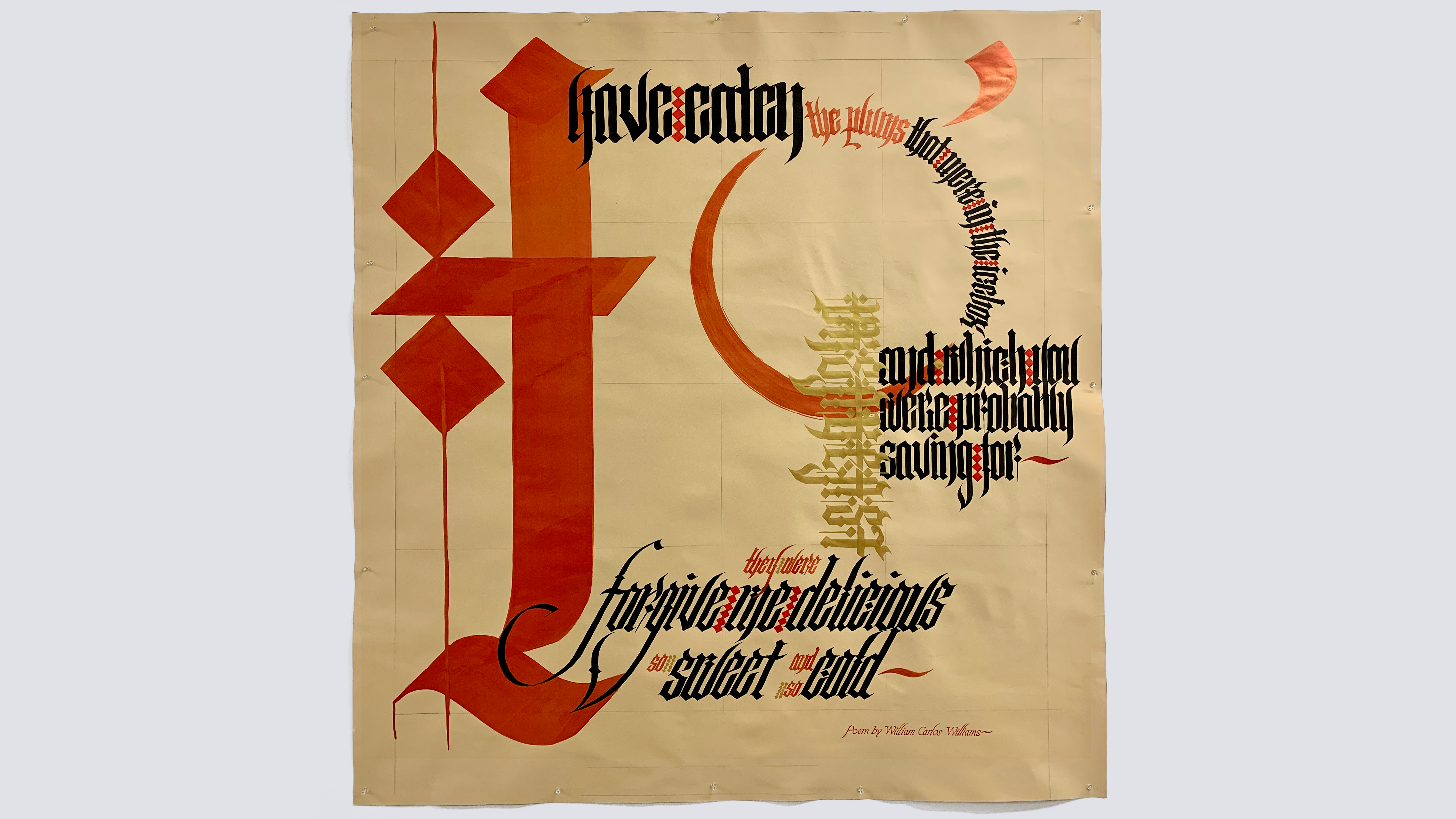 TolTec，Poem，ACCD，ArtCenter，Caligraphy，