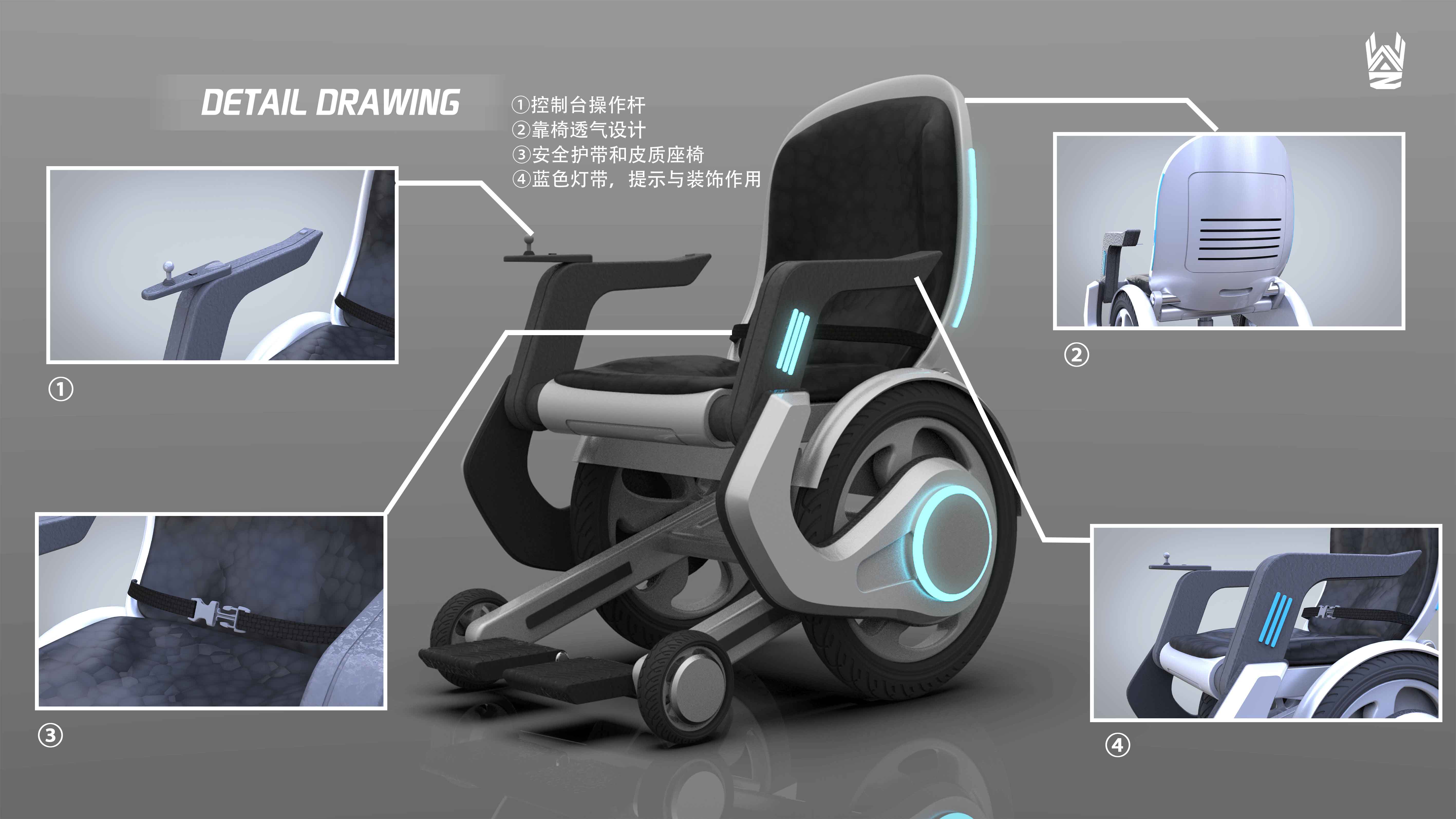 wheelchair，Transportation tools，Disabled，conceptual design，