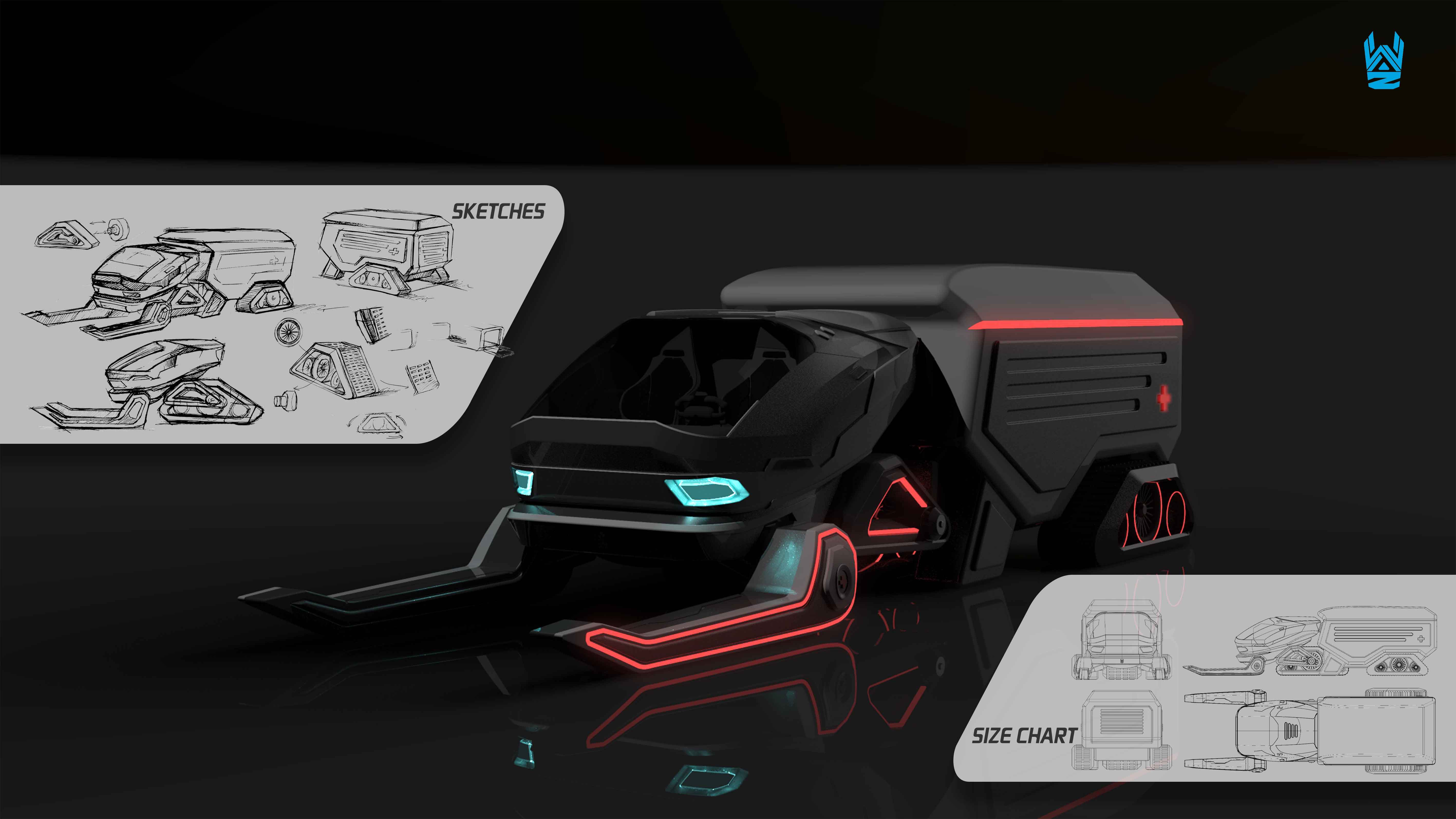 rescue，Snow，transport，vehicle，conceptual design，