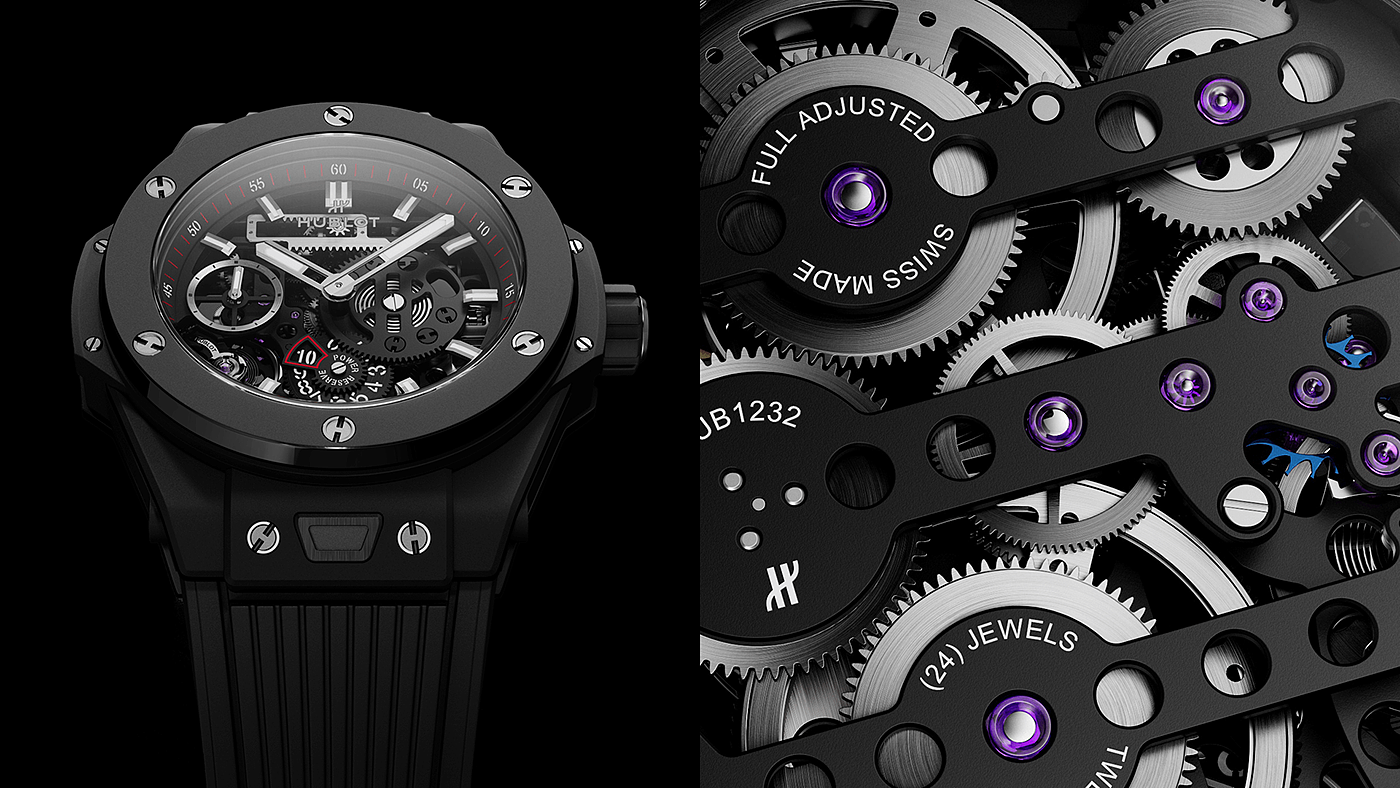 porthole，Wristwatch，Big Bang Meca-10，Wrist watch，