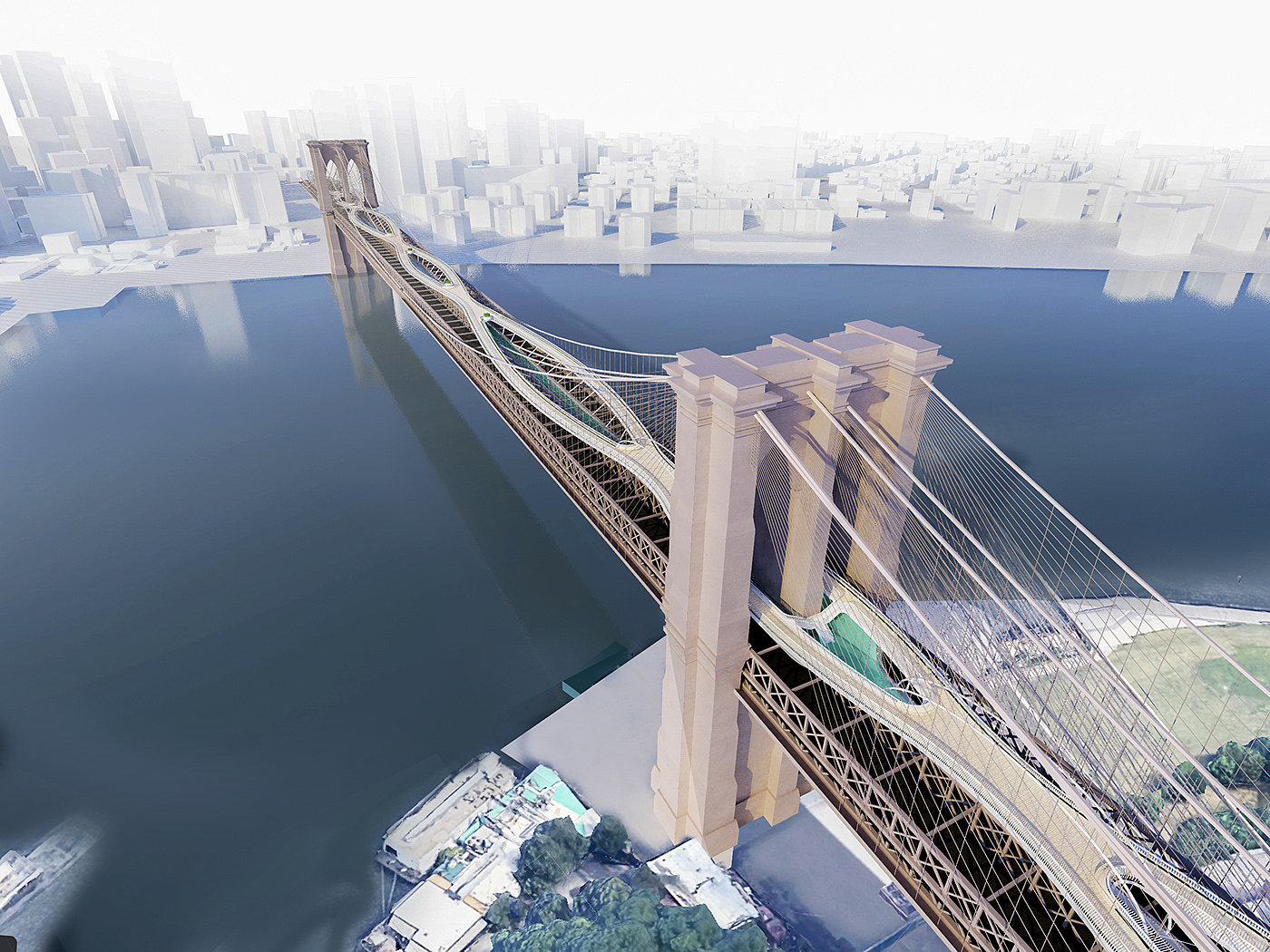 New City Tissue，The Brooklyn Bridge，