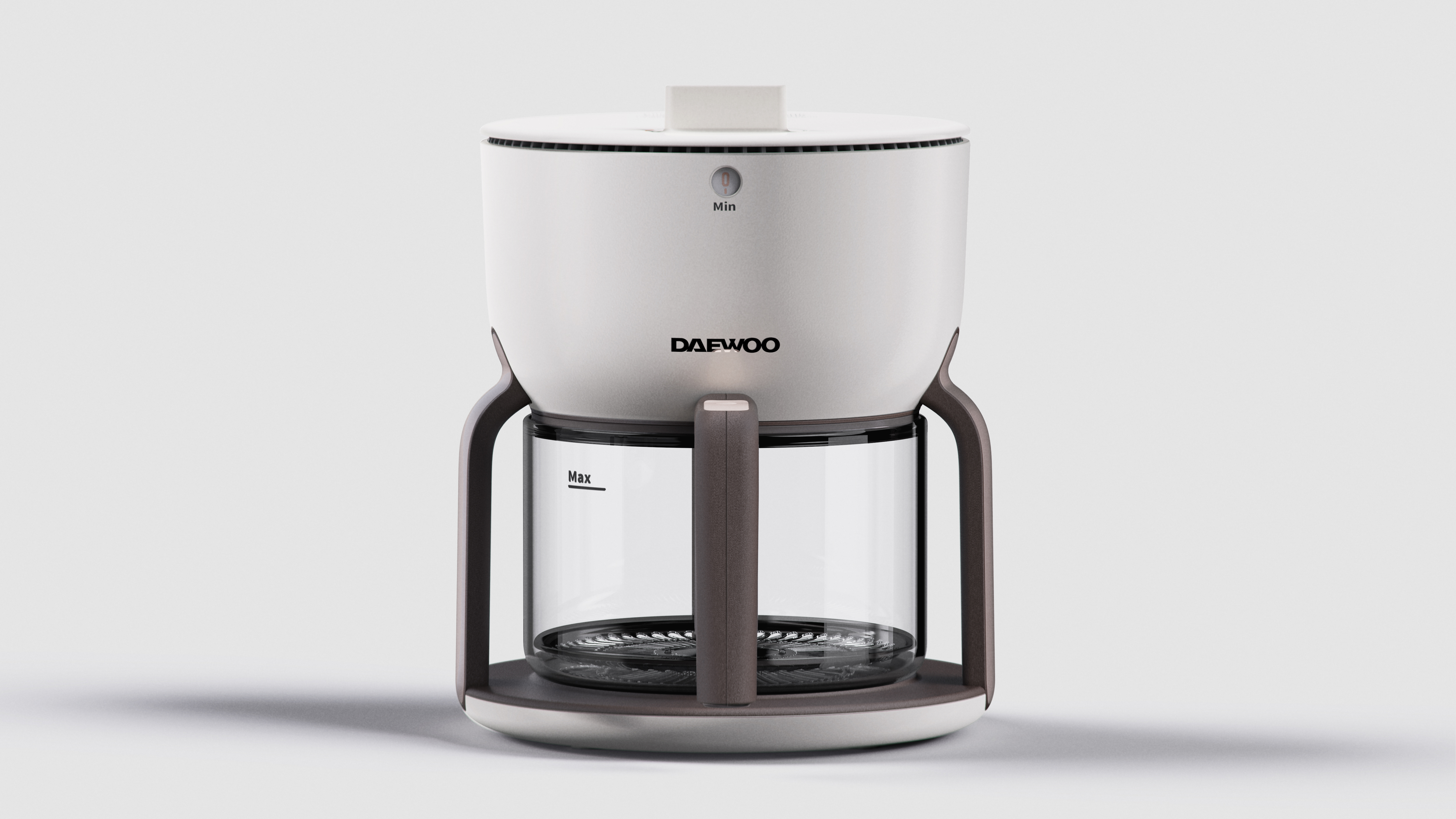 product design，industrial design，Air fryer，Glass，Glass pot，