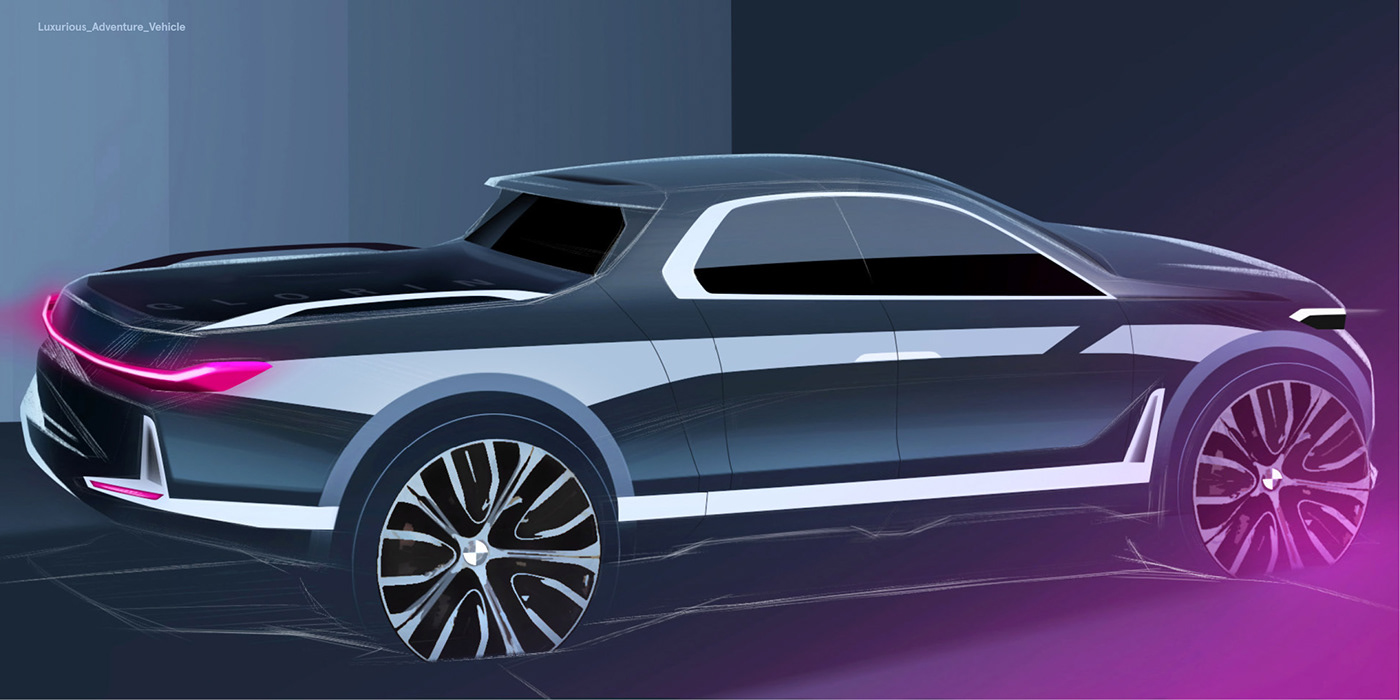 Automobile design，