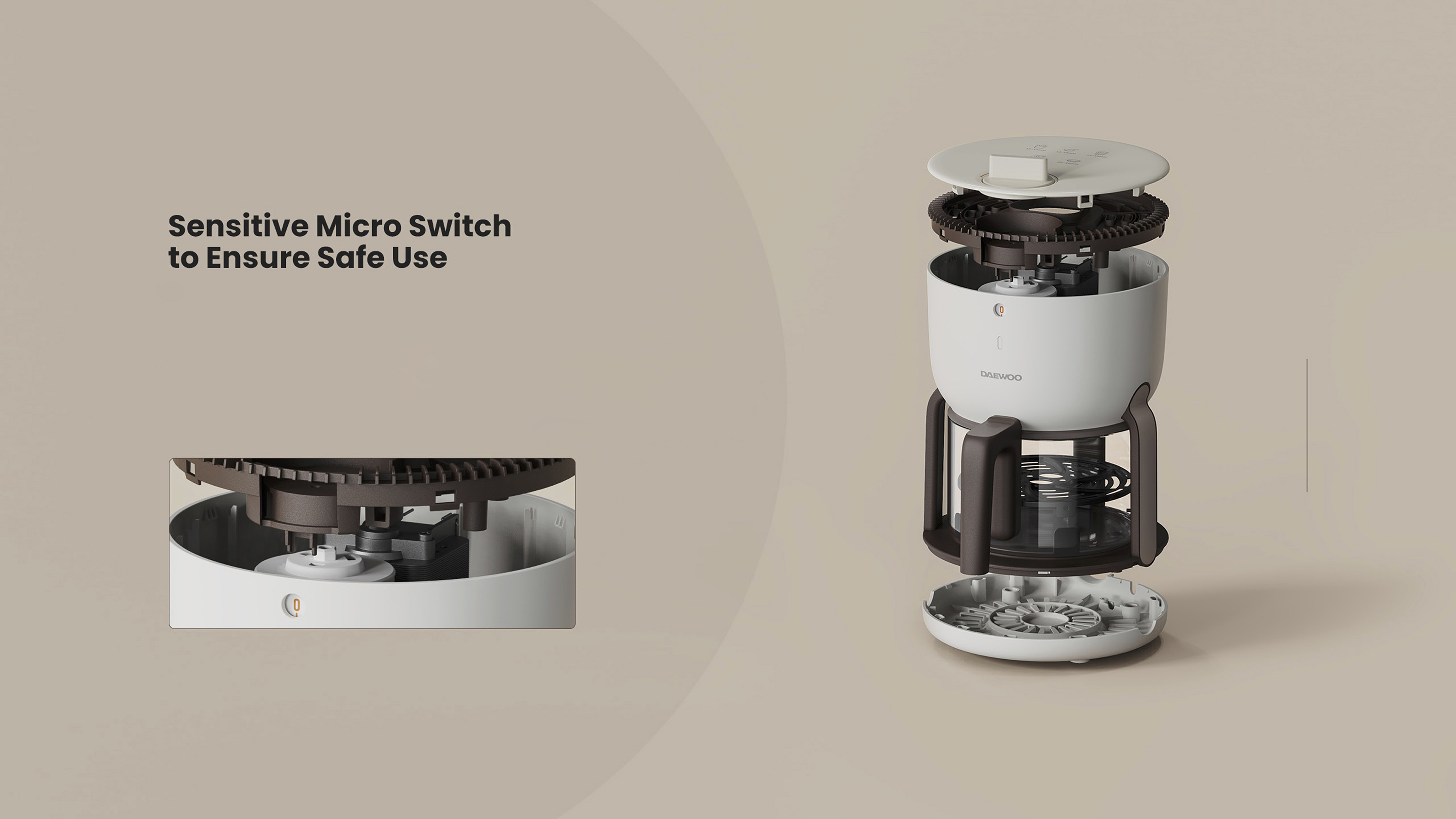 product design，industrial design，Air fryer，Glass，Glass pot，