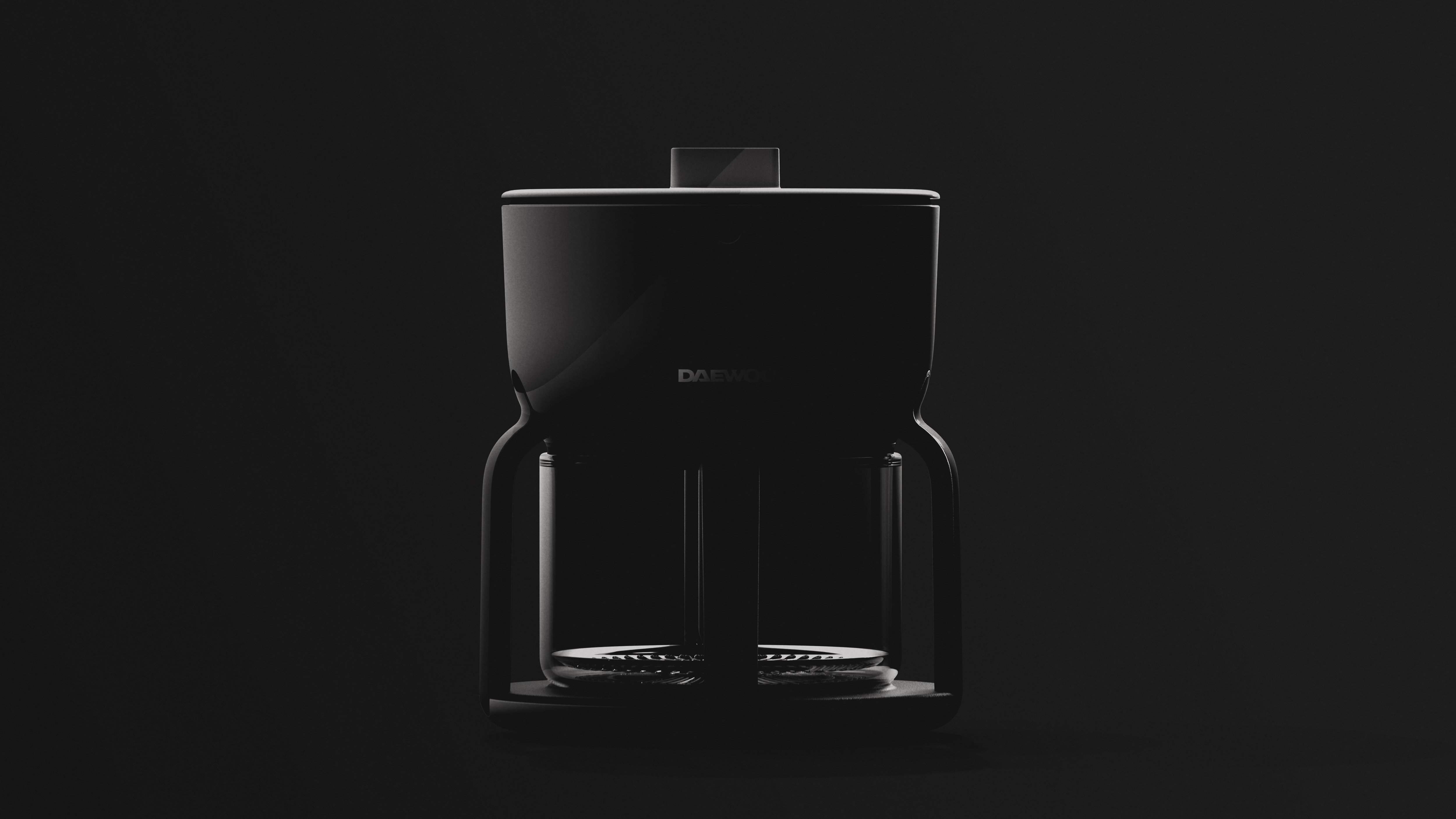 product design，industrial design，Air fryer，Glass，Glass pot，