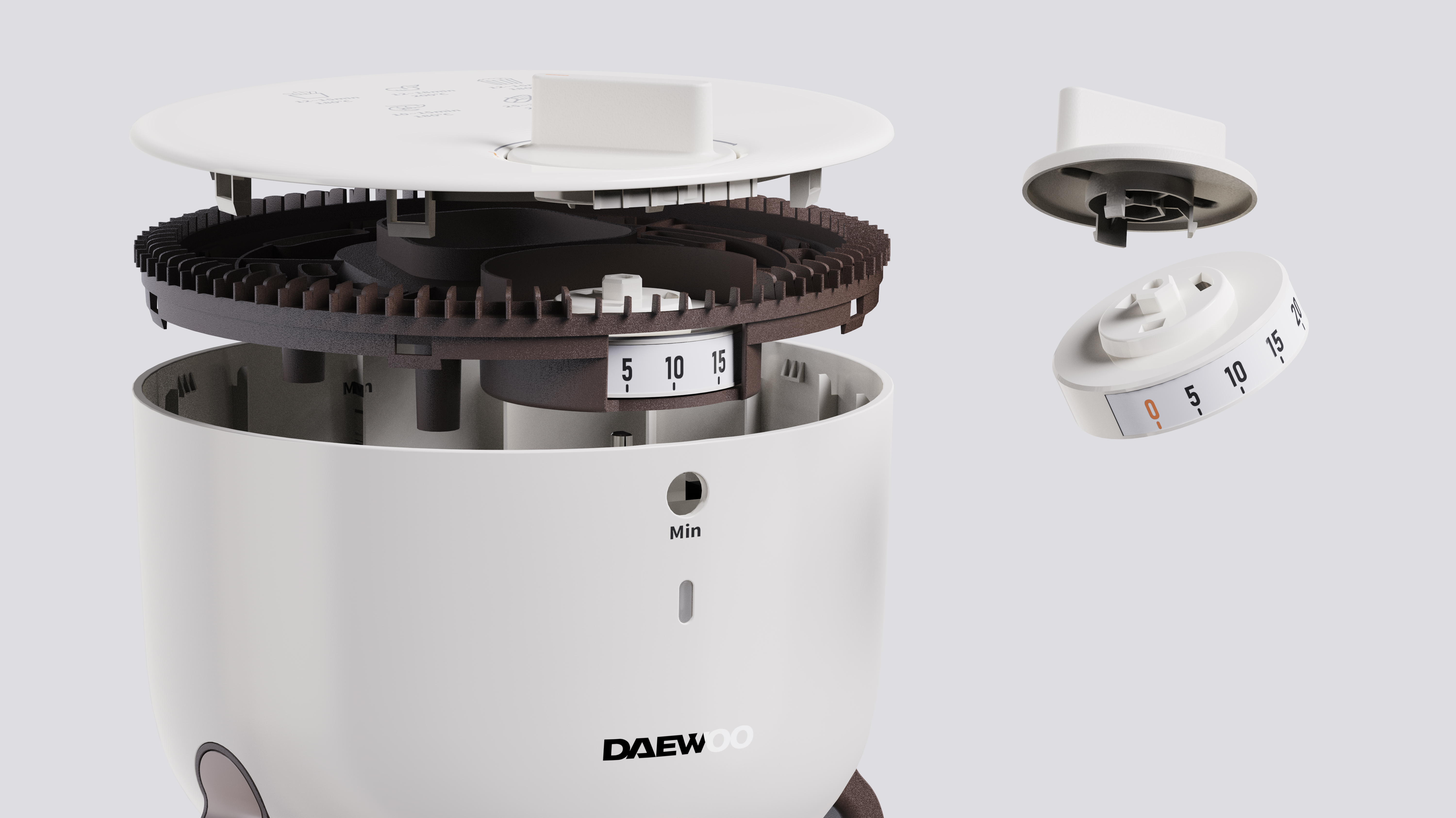 product design，industrial design，Air fryer，Glass，Glass pot，