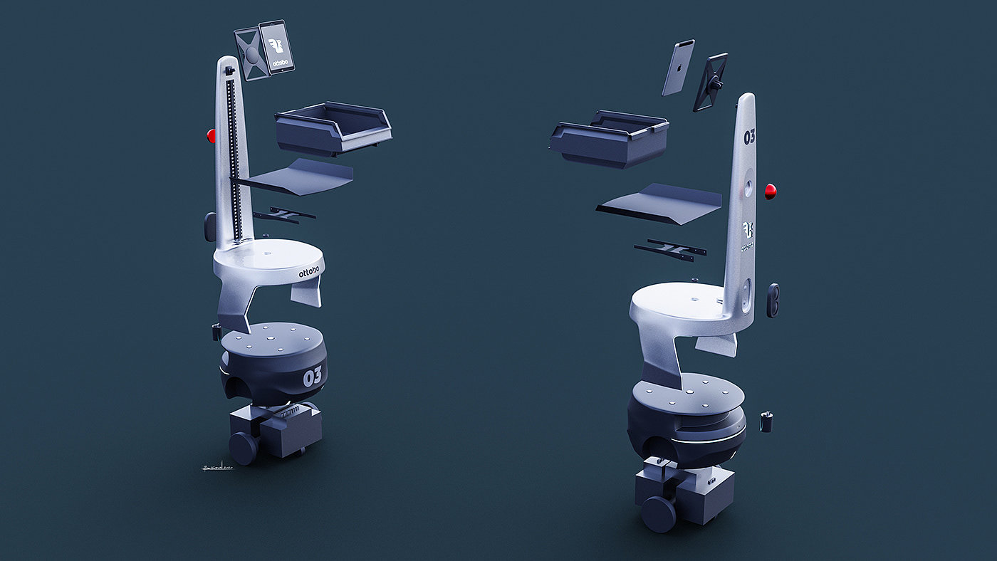 Ottobo Robotics，机器人，概念设计，人工智能，