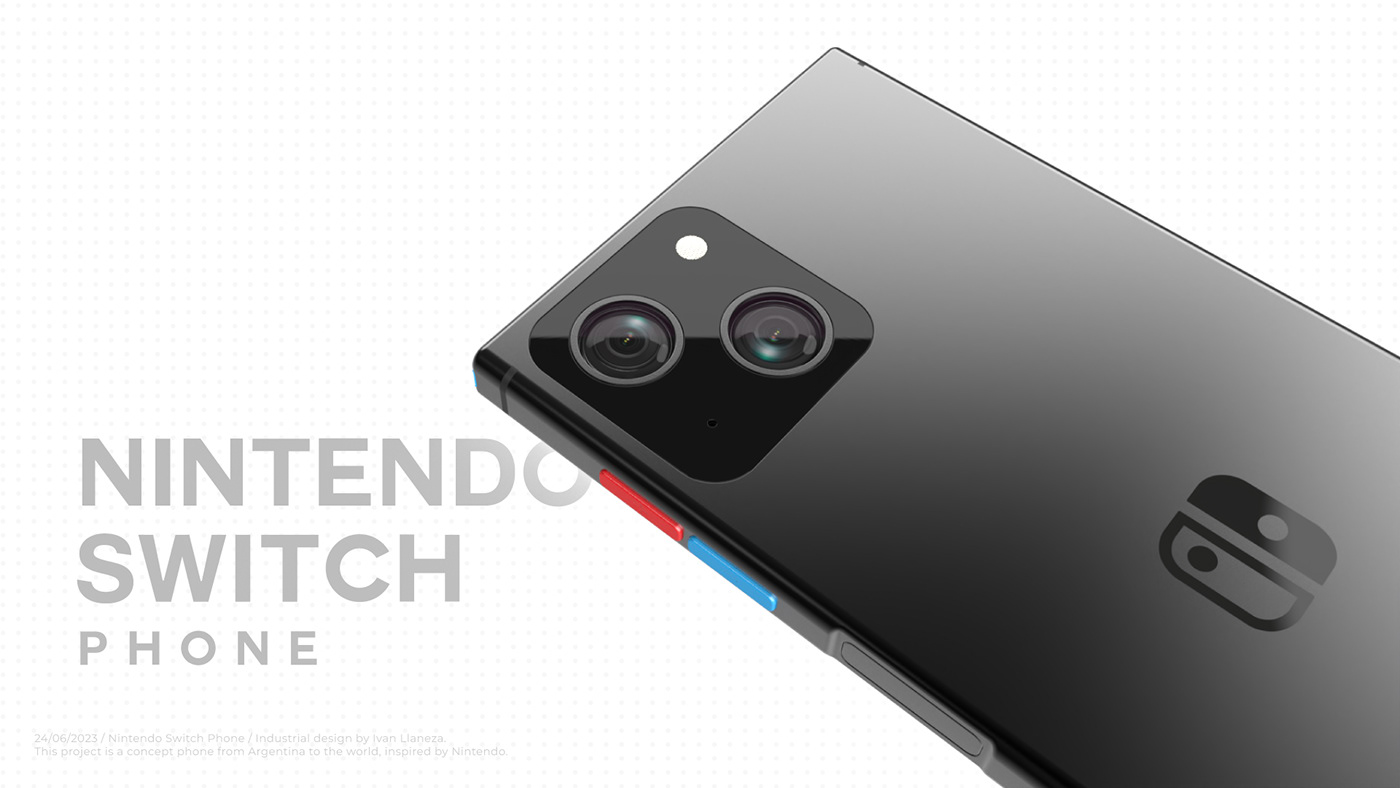 Nintendo Switch phone，Digital，Electronic accessories，conceptual design，