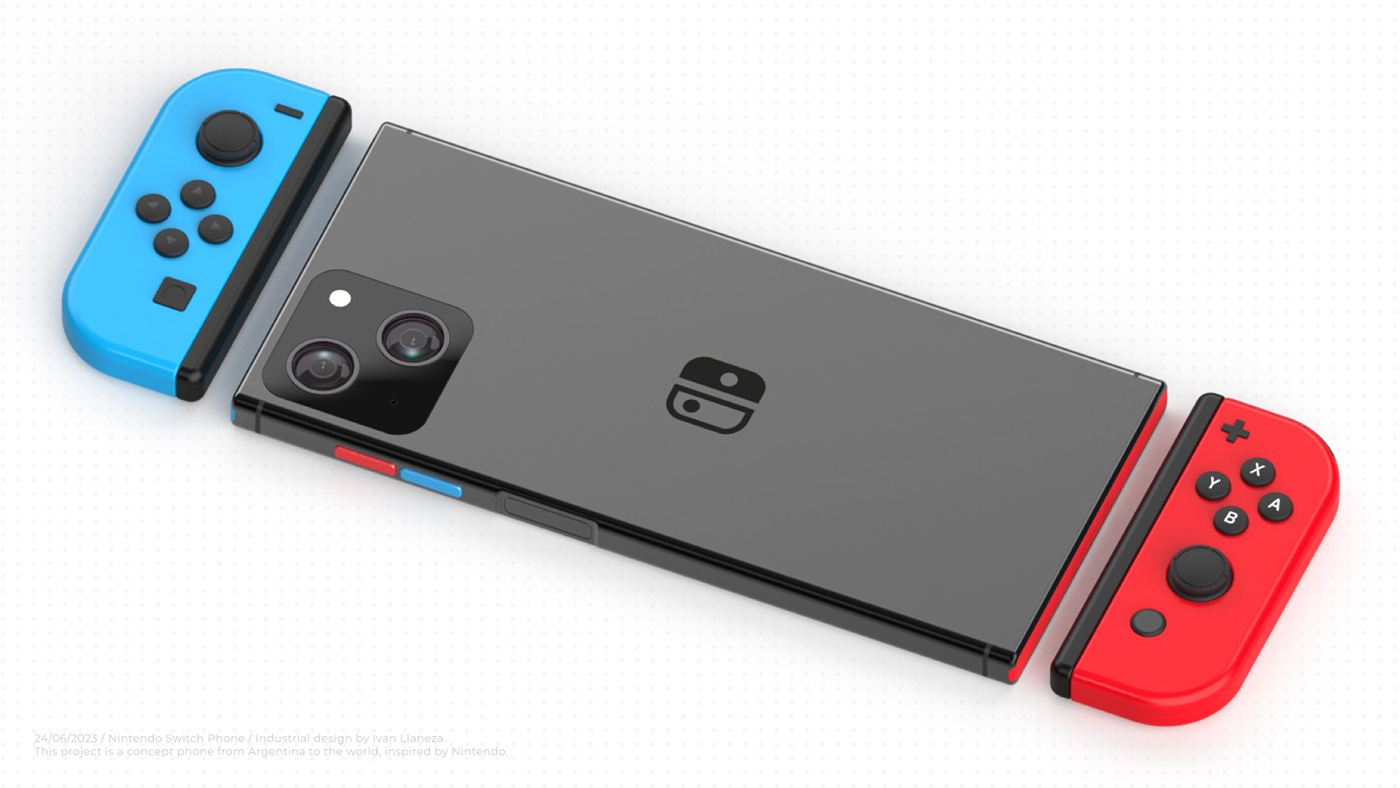 Nintendo Switch phone，Digital，Electronic accessories，conceptual design，