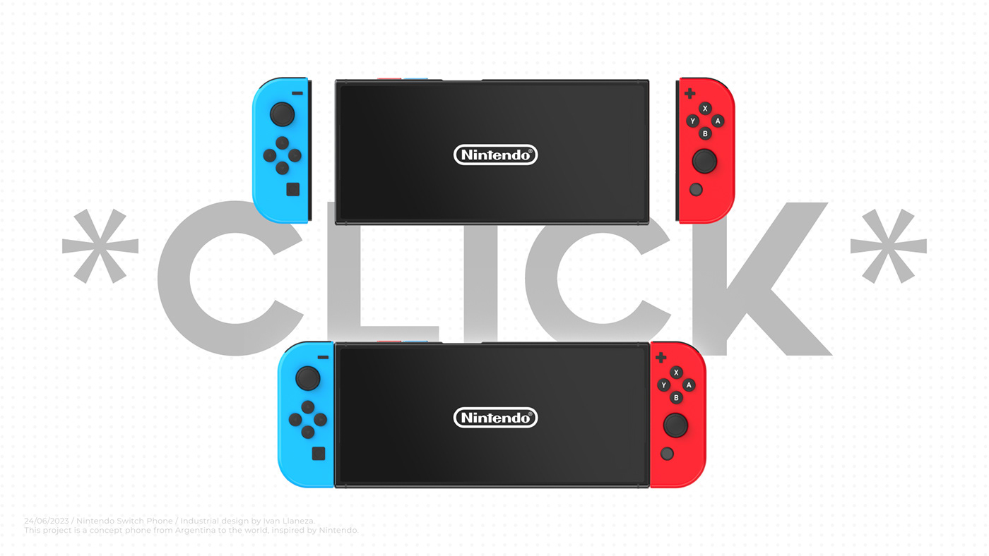 Nintendo Switch phone，Digital，Electronic accessories，conceptual design，