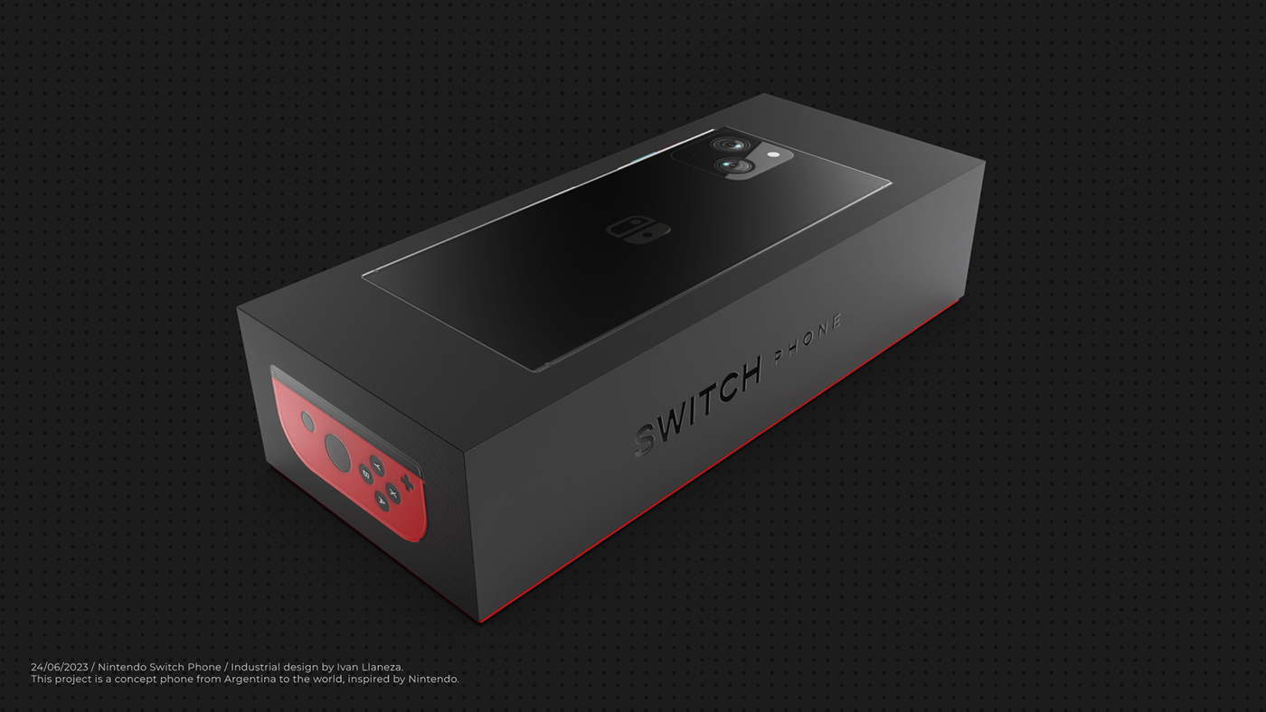 Nintendo Switch phone，Digital，Electronic accessories，conceptual design，