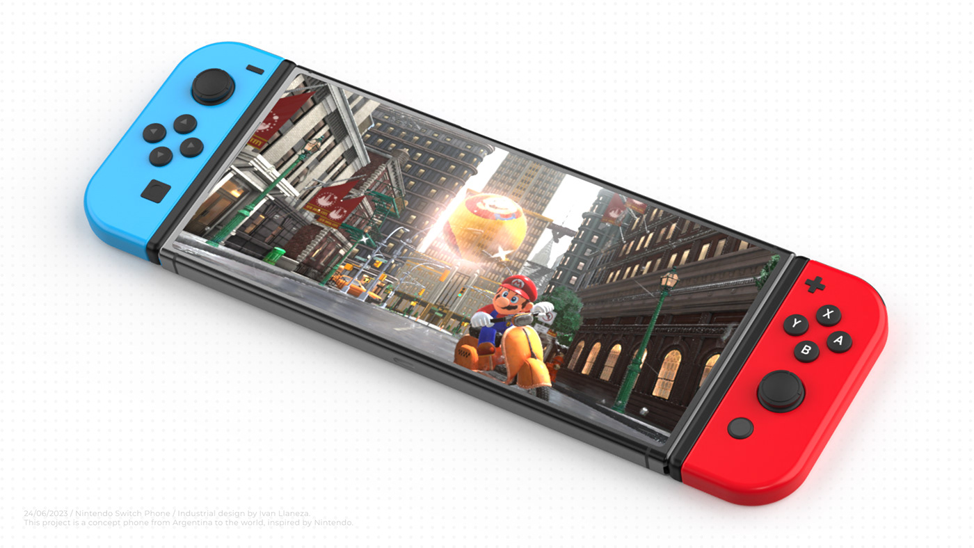 Nintendo Switch phone，Digital，Electronic accessories，conceptual design，