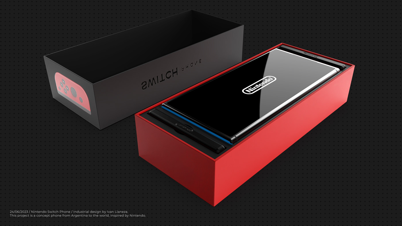 Nintendo Switch phone，Digital，Electronic accessories，conceptual design，
