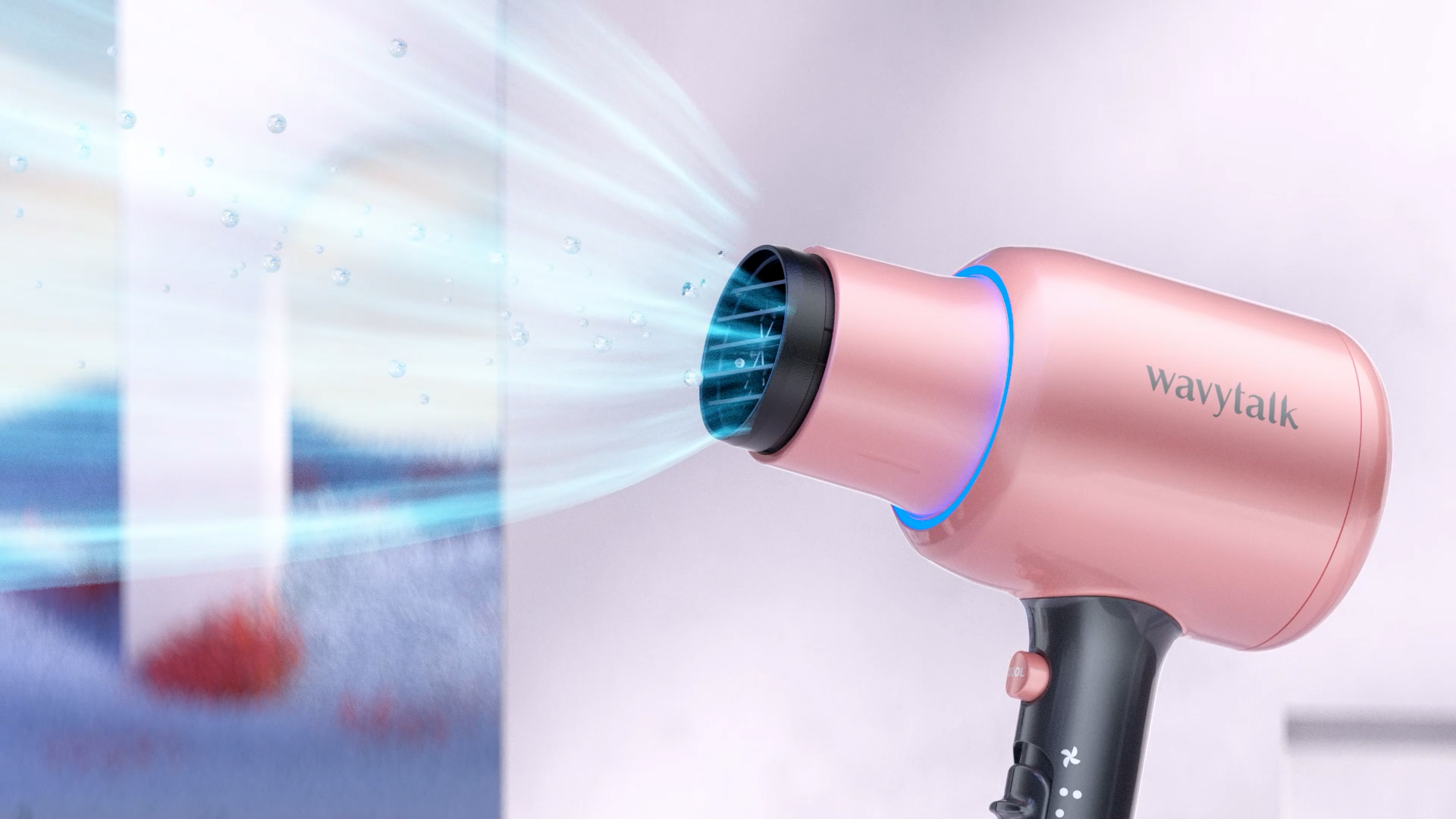 hair drier，Product video，dynamic design ，CG video，