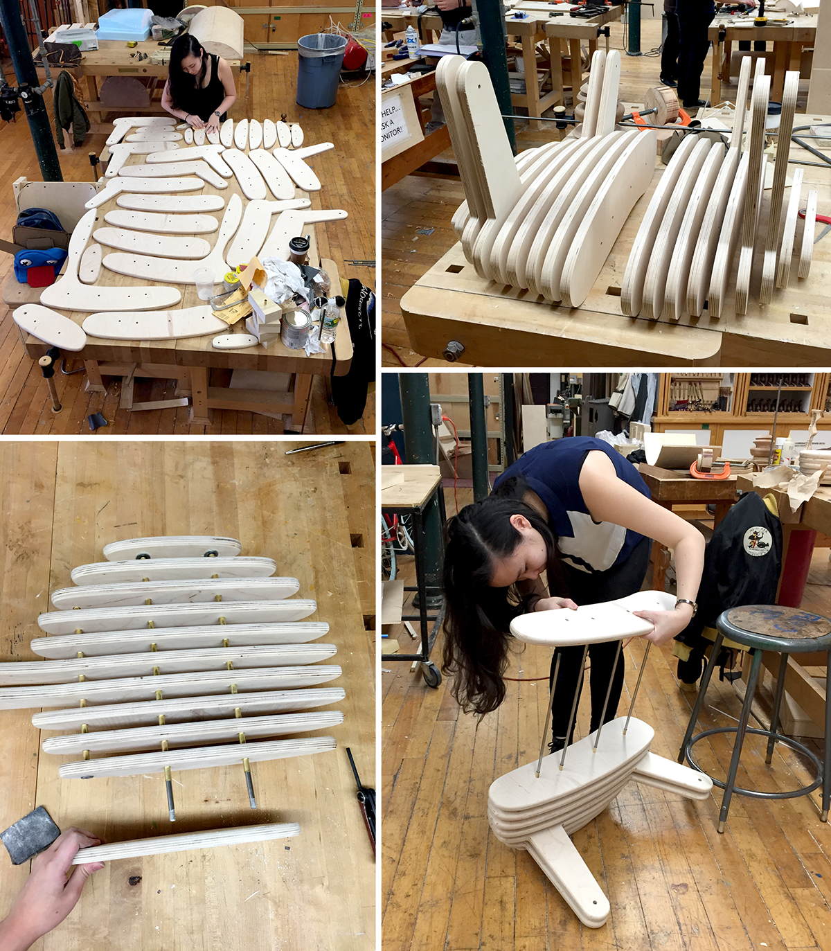 numerical control，birch，combination，chair，originality，