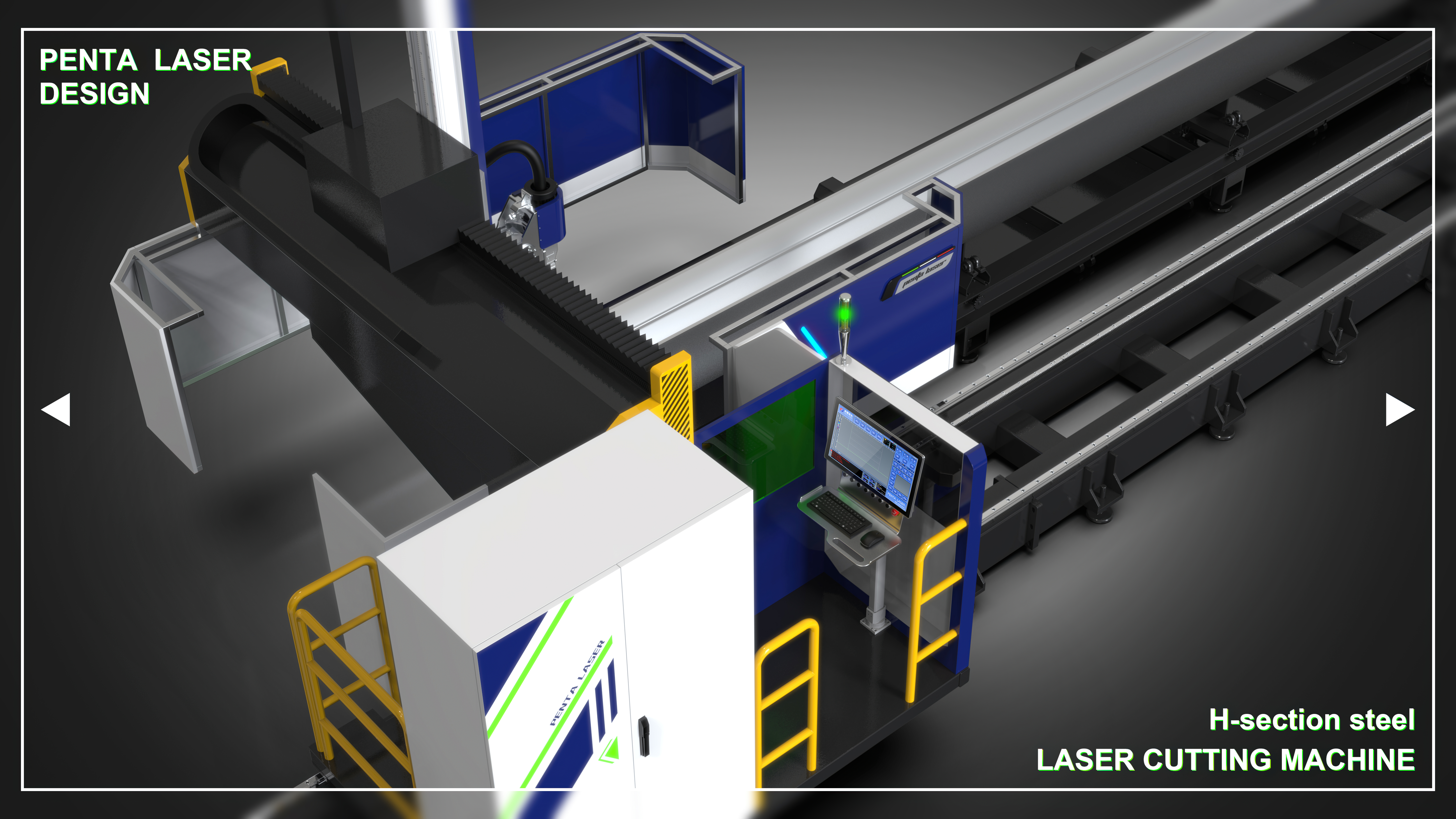 Steel cutting line, laser, cutting, steel structure，