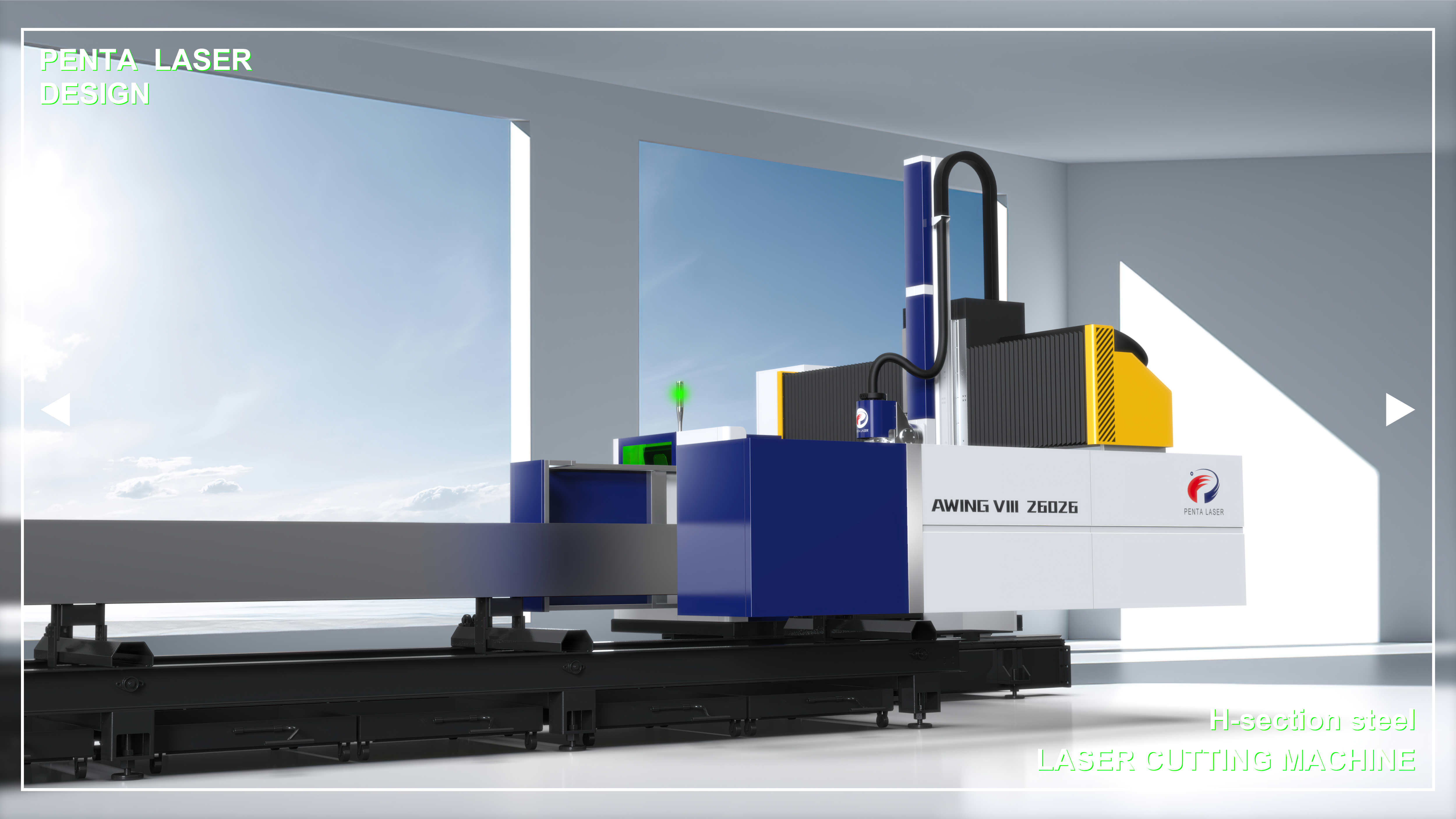 Steel cutting line, laser, cutting, steel structure，