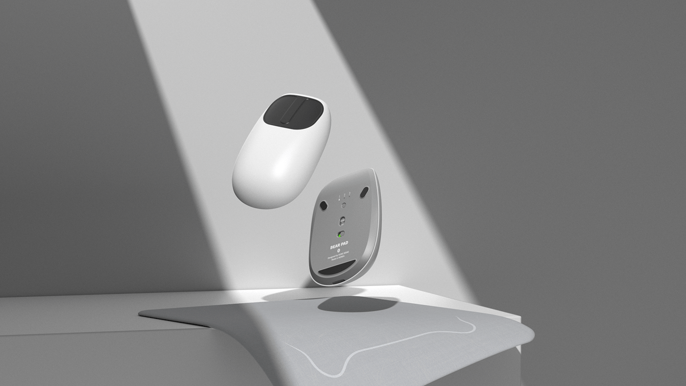 Bear pad，mouse，Mouse pad，Digital，