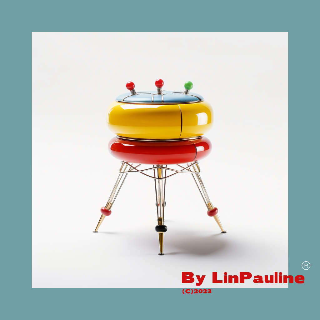 furniture design ，stool，stainless steel，colour，