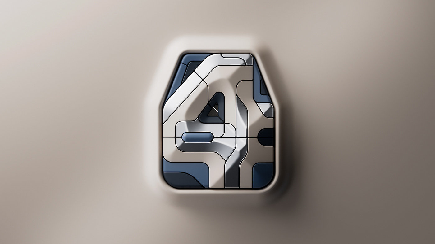 36daysoftype，3D艺术，图形设计，工业设计，