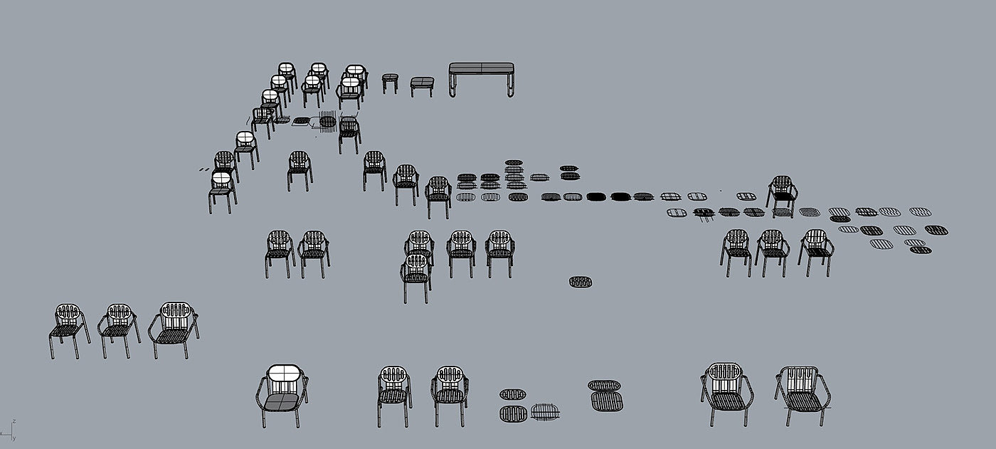 Desert，家具，凳子，椅子，桌子，