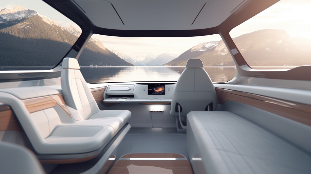Interior，vehicle，conceptual design，