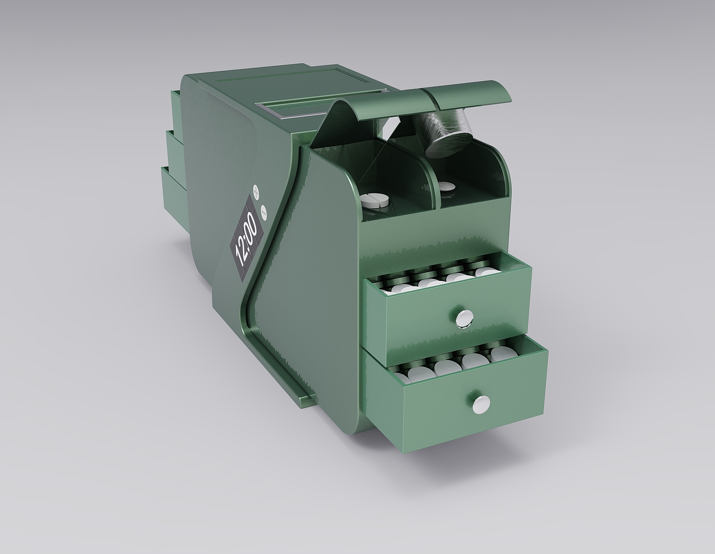 Medicine box, multi-function medicine box, home, medical，